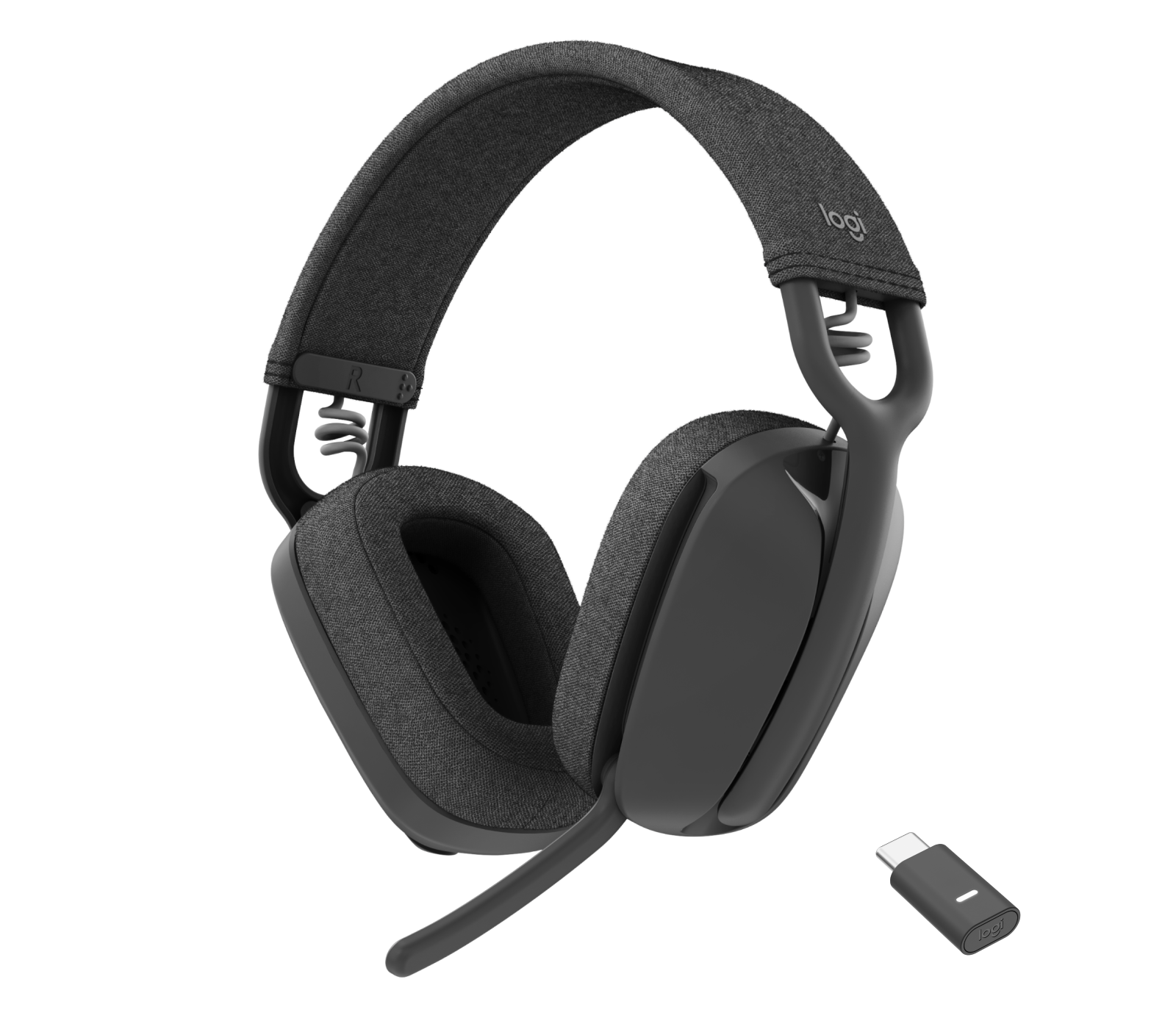 ZONE VIBE WIRELESS Over-the-ear headphones with Bluetooth and USB receiver — certified for Microsoft Teams and perfect for hybrid work - Graphite Zone Vibe Wireless (Teams version)
