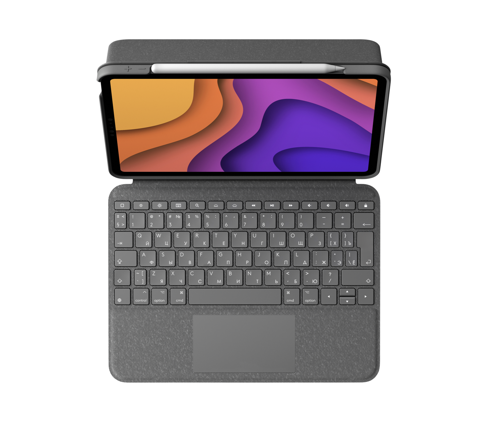 Folio Touch - Oxford Grey Pусский (Йцукен/Qwerty) för iPad Air (4:e och 5:e generationen)
Folio Touch - Oxford Grey Pусский (Йцукен/Qwerty) för iPad Air (4:e och 5:e generationen)