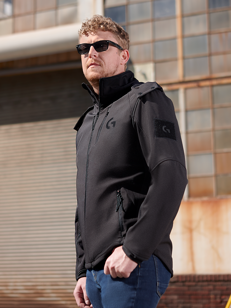 Logitech G Hero Tech Hoodie Jacket in Black size Medium