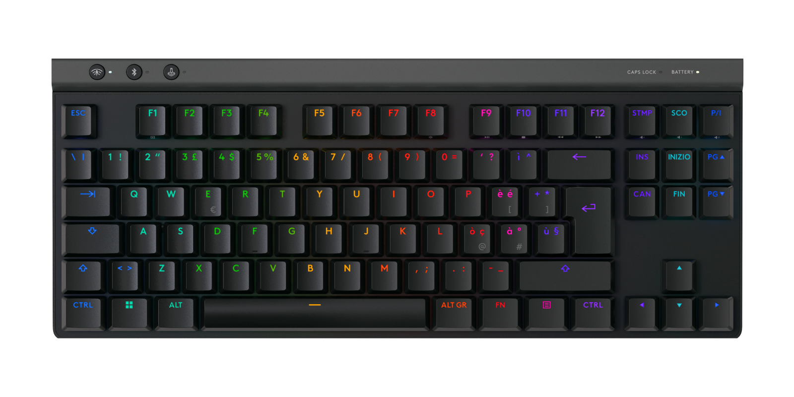 Logitech G Unisex Black Logitech G515 Lightspeed Tkl Wireless Gaming Keyboard In