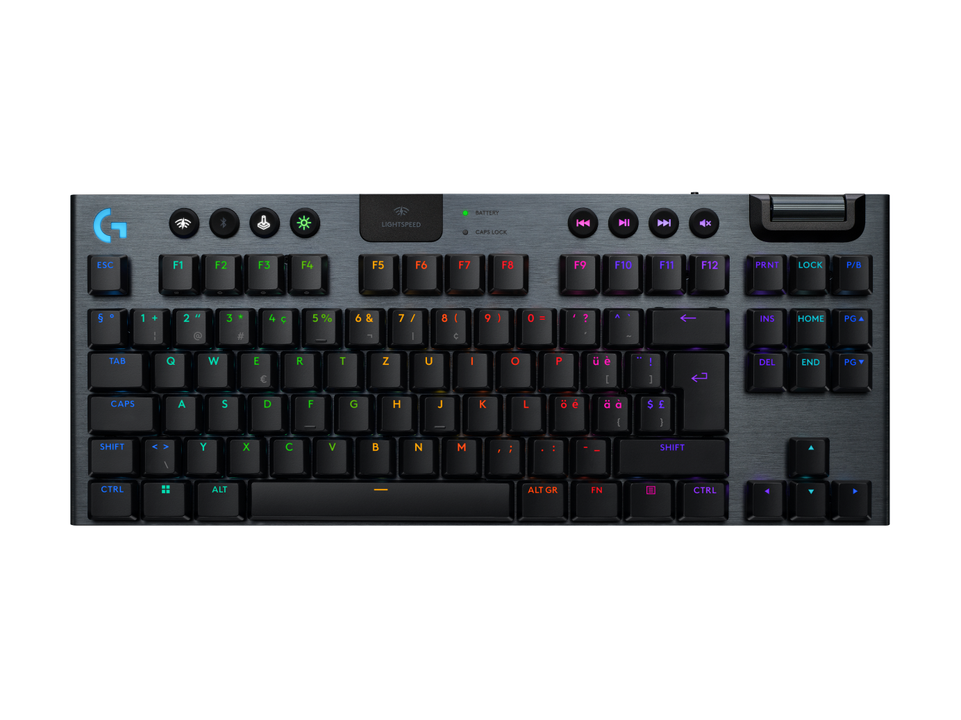 Logitech G Unisex Black Logitech G915 X Tkl Wireless Rgb Gaming Keyboard In