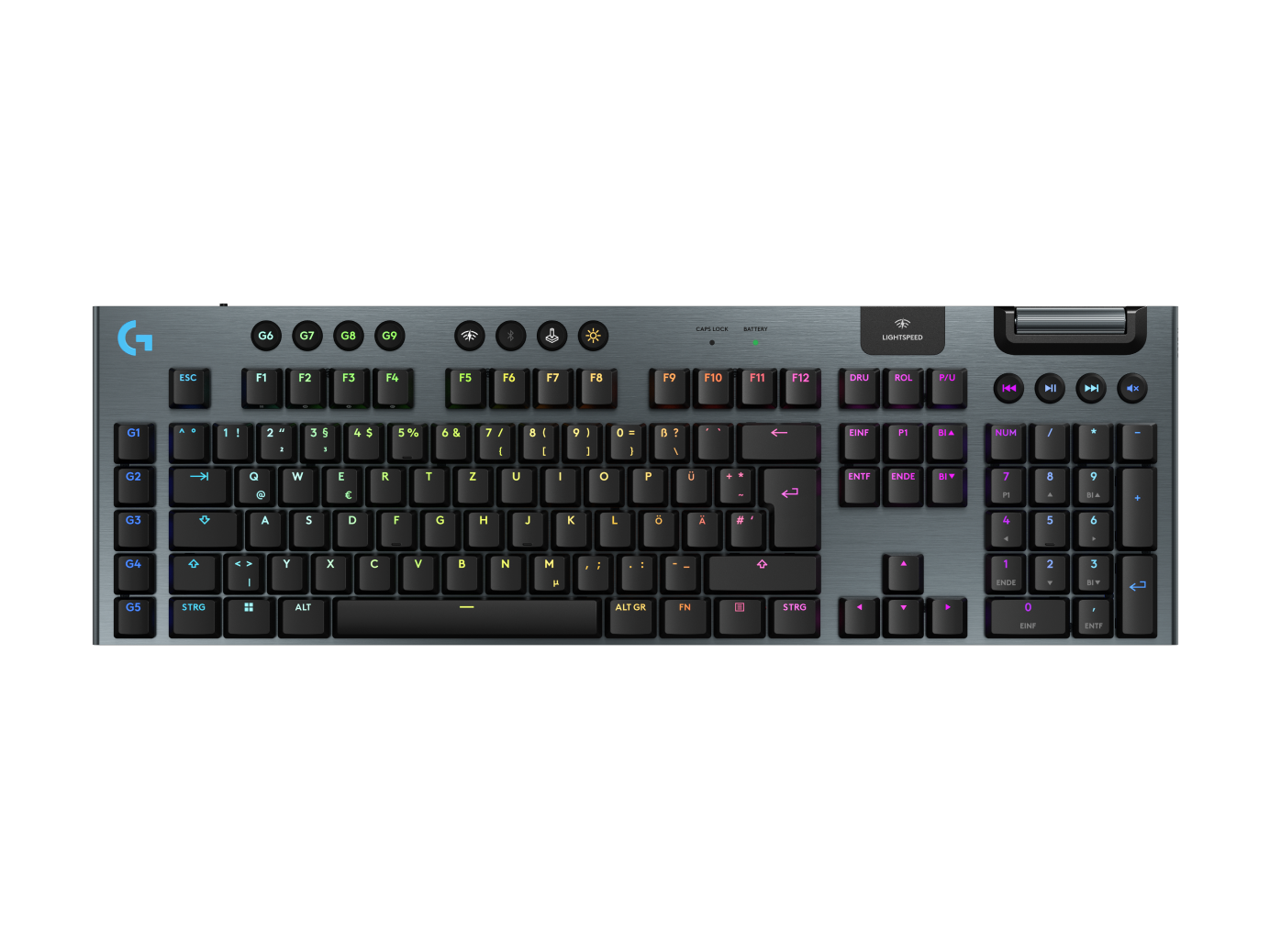 Logitech G Unisex Black Logitech G915 X Lightspeed Wireless Gaming Keyboard In
