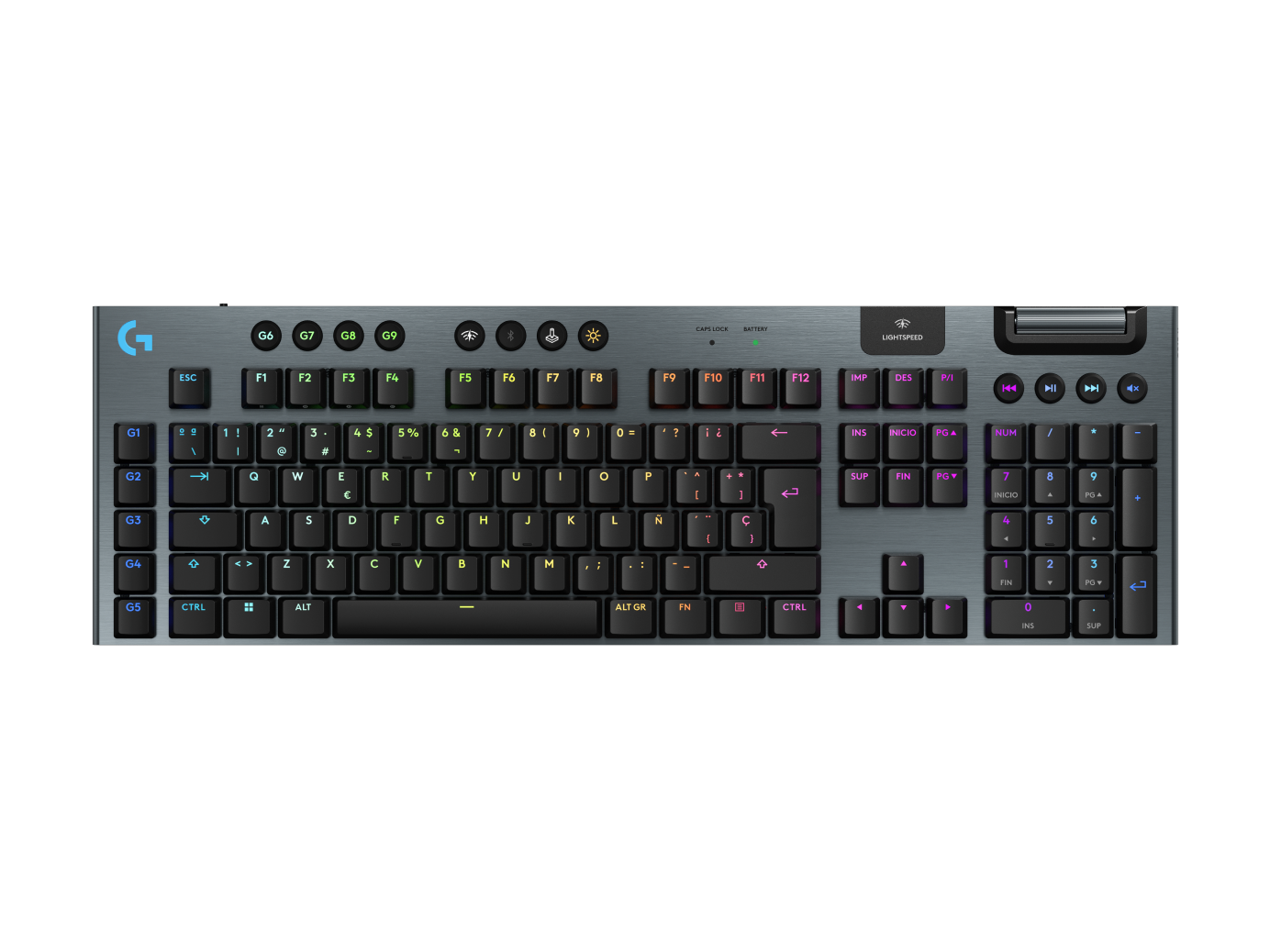 Logitech G Unisex Black Logitech G915 X Lightspeed Wireless Gaming Keyboard In
