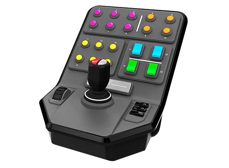 Logitech G Landwirtschafts-Simulator Seitenkonsole in Schwarz