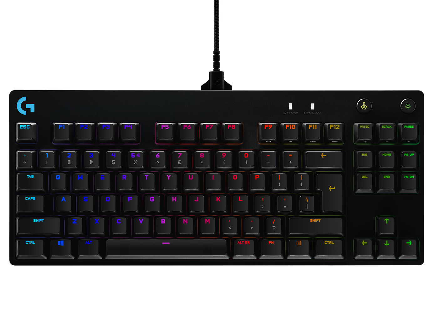 Logitech G Unisex Black Pro Wired Gaming Tenkeyless Keyboard In