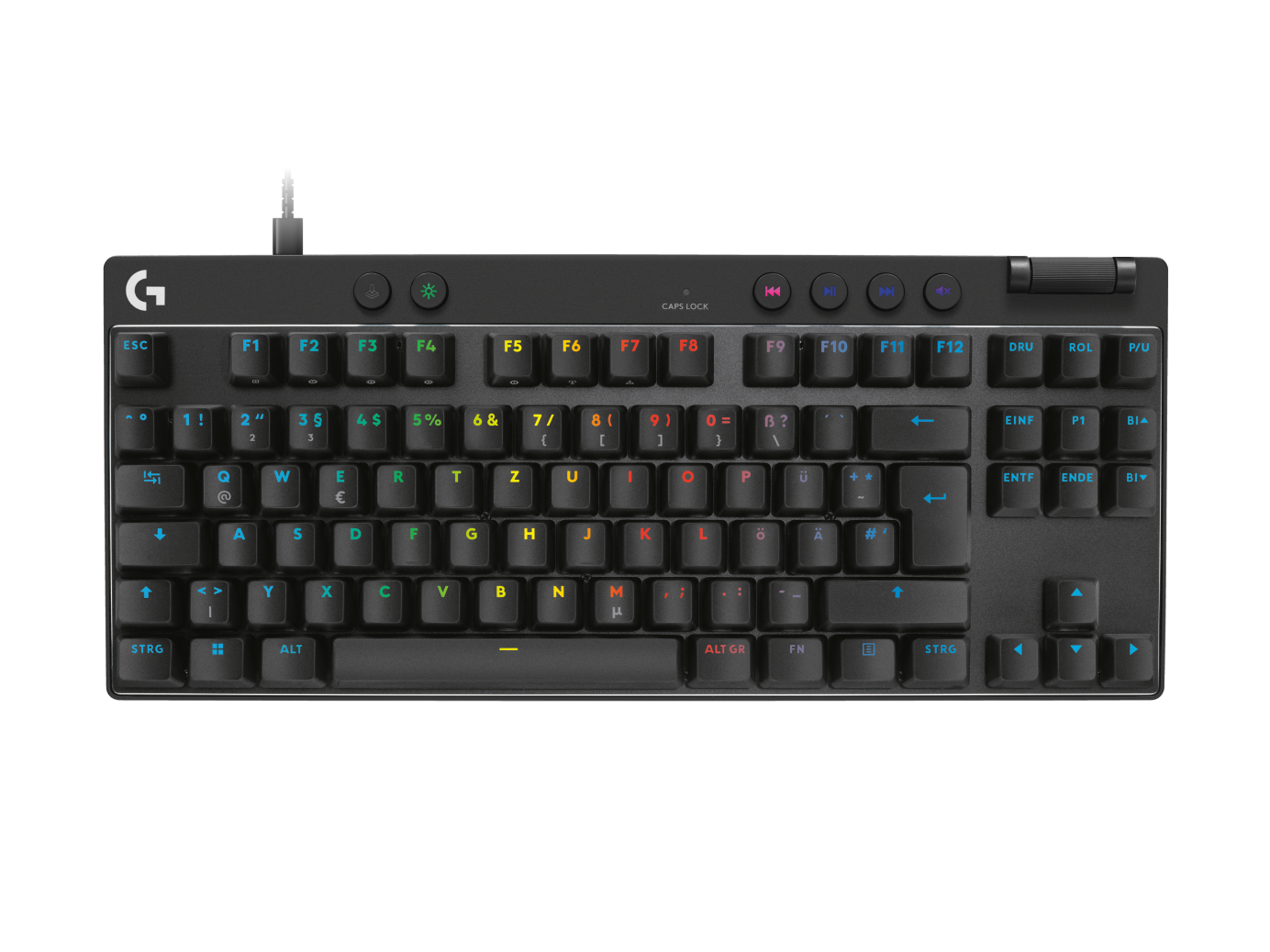 Logitech G Unisex Black Pro X Tkl Rapid Gaming Keyboard In