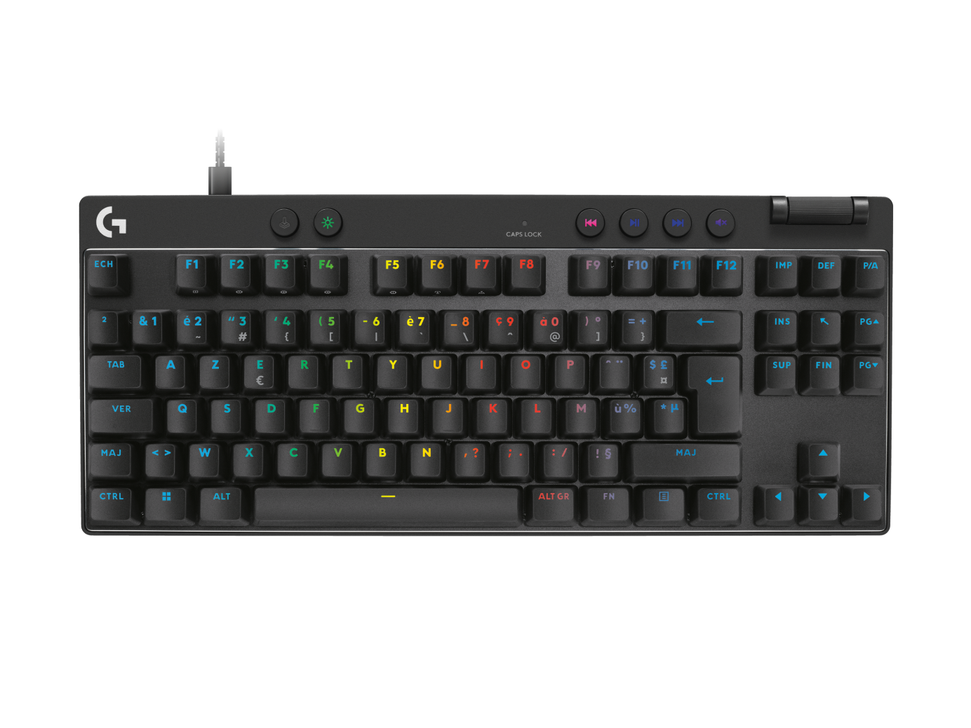 Logitech G Unisex Black Pro X Tkl Rapid Gaming Keyboard In