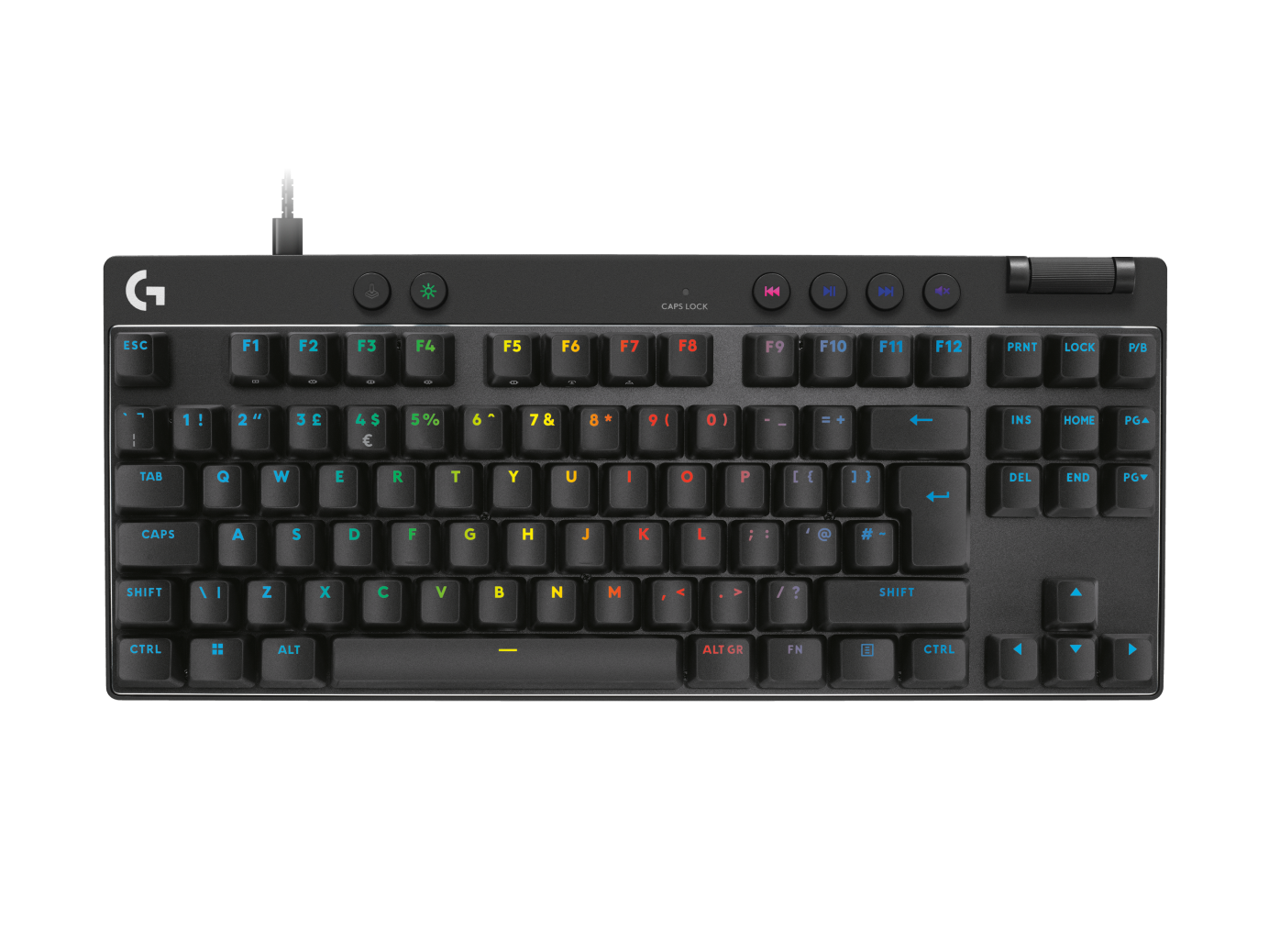 Logitech G Unisex Black Pro X Tkl Rapid Gaming Keyboard In