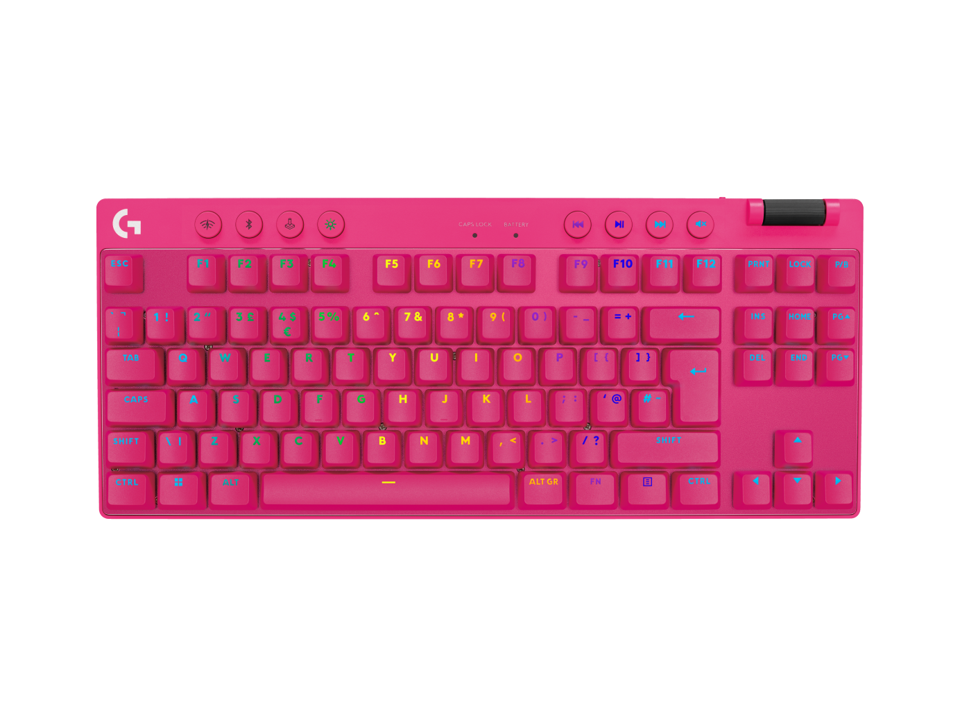 Logitech G Unisex Magenta Pro X Tkl Wireless Gaming Keyboard In