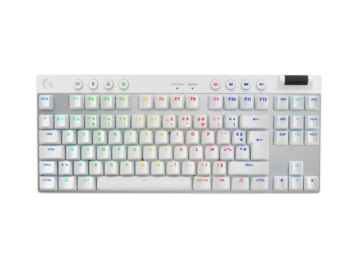 Logitech G Unisex White Pro X Tkl Wireless Gaming Keyboard In
