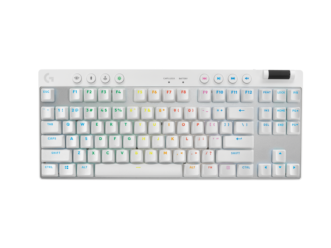 G915 X LIGHTSPEED TKL ワイヤレス ホワイト G915 X TKLワイヤレスRGBゲーミングキーボード｜ロジクールG