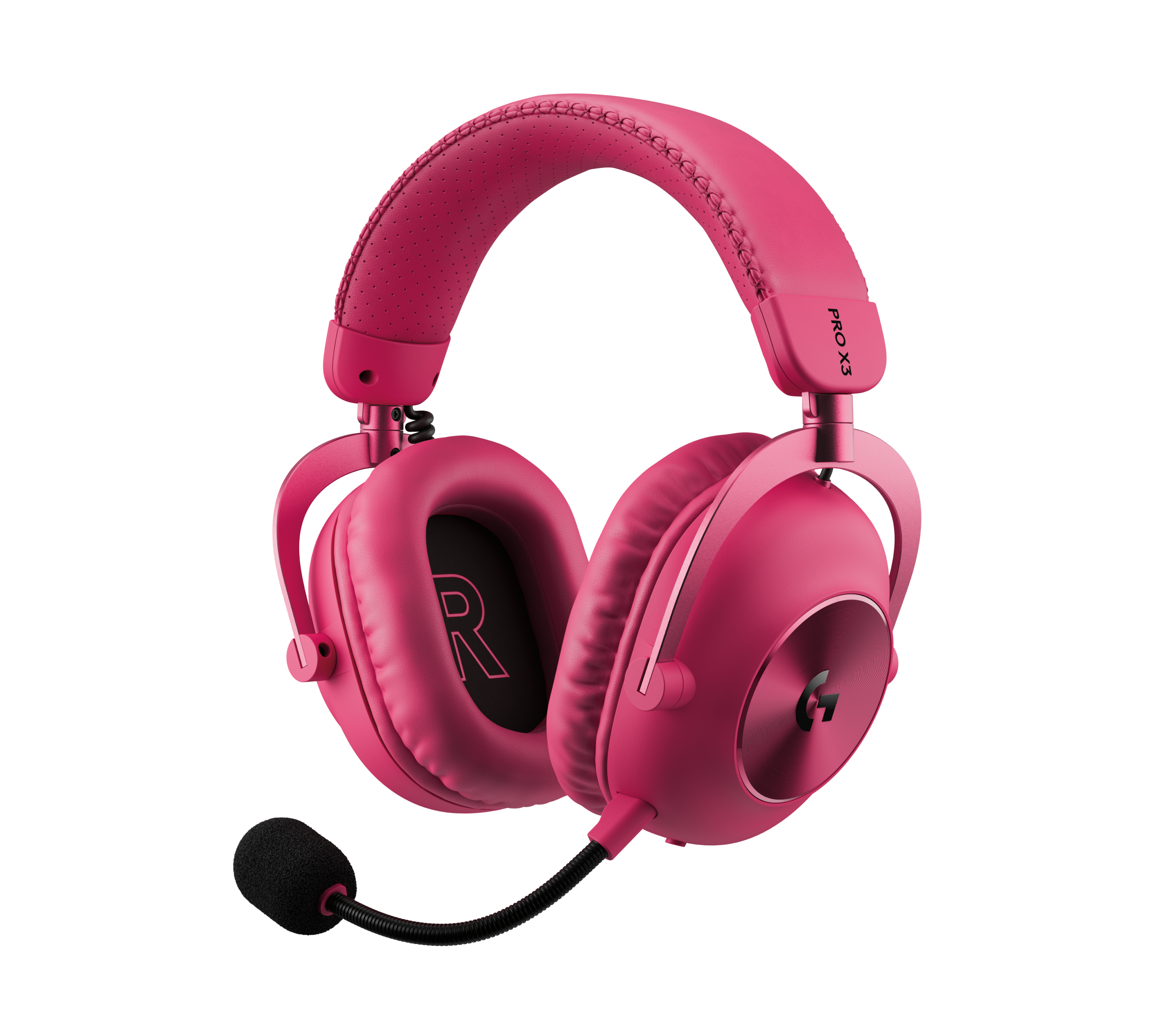 Logitech G PRO X3 LIGHTSPEED Wireless Gaming Headset in Magenta