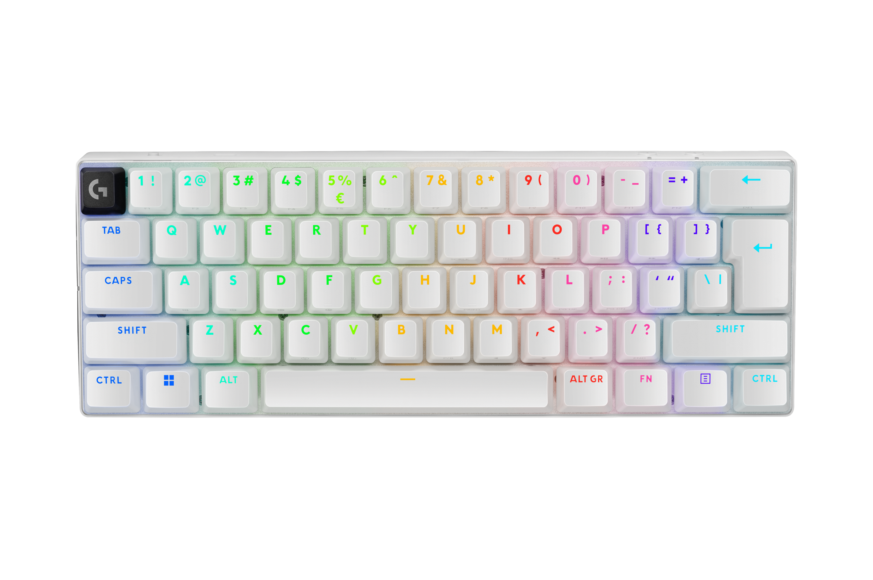 Logitech G Unisex White Pro X 60 - Wireless Gaming Keyboard In