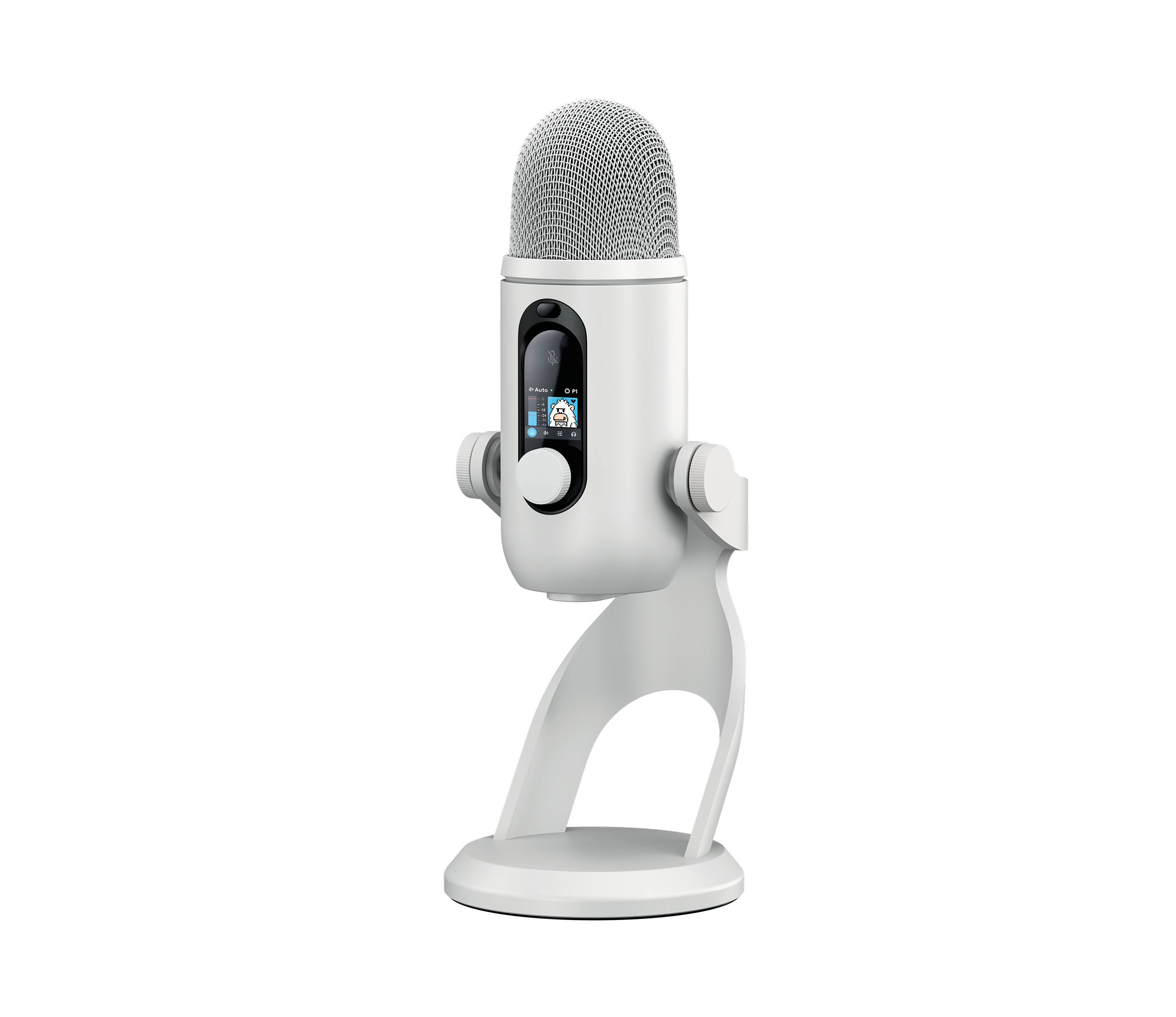 Logitech G Microfono USB Yeti 2 per gaming e streaming in Bianco