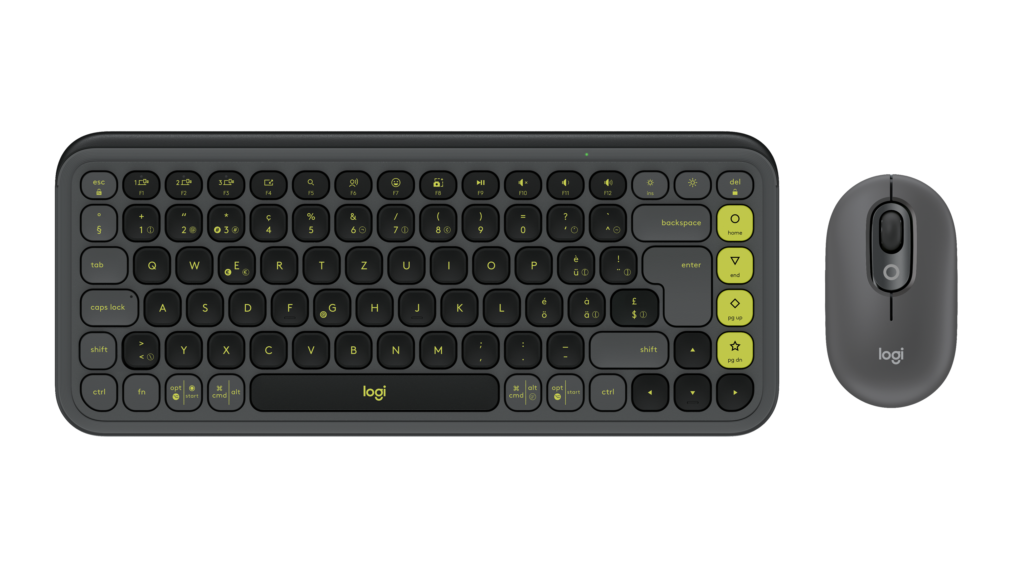 Logitech POP Icon Keyboard Mouse Combo in Graphite