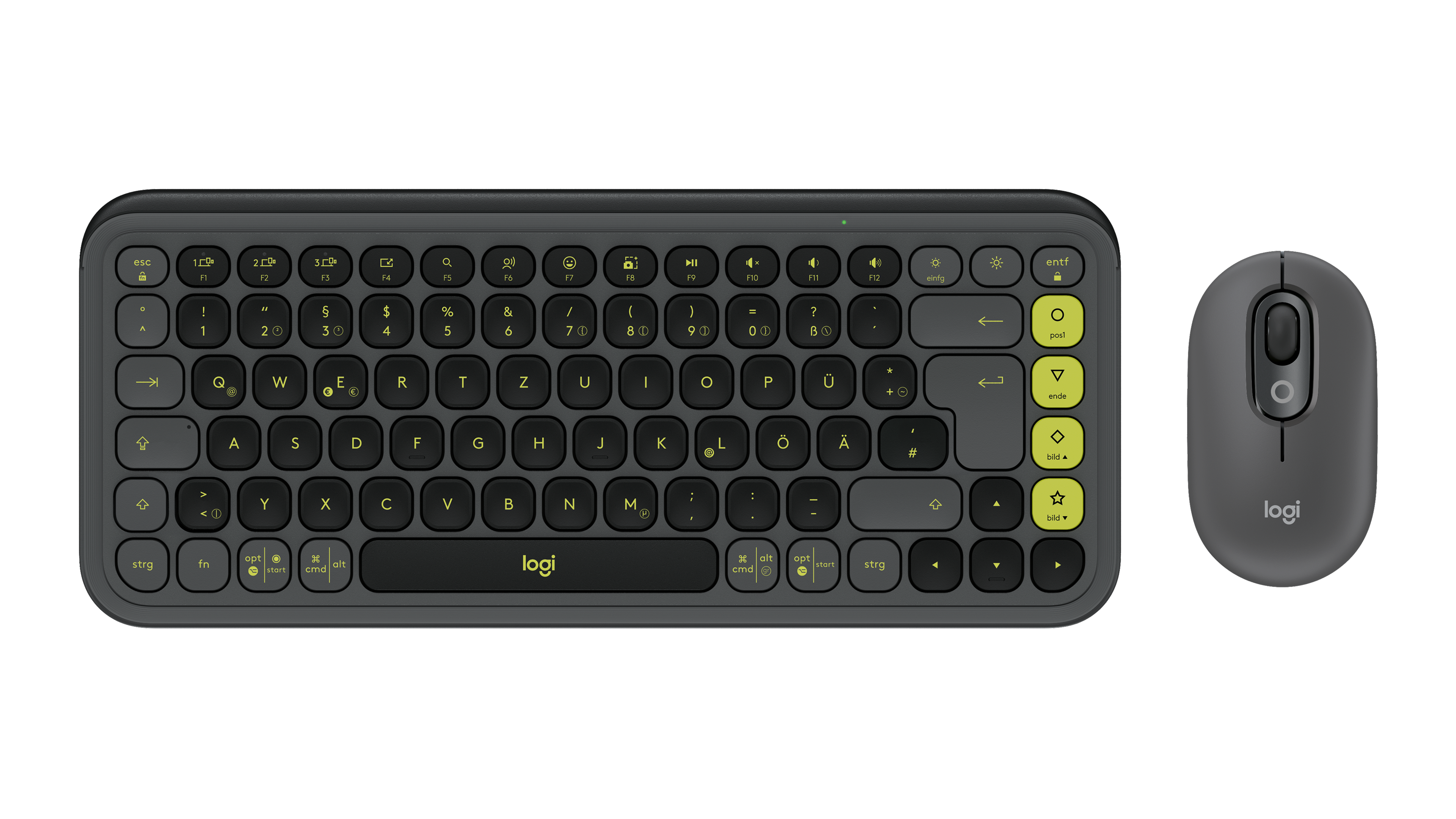 Logitech POP Icon Keyboard Mouse Combo in Graphite