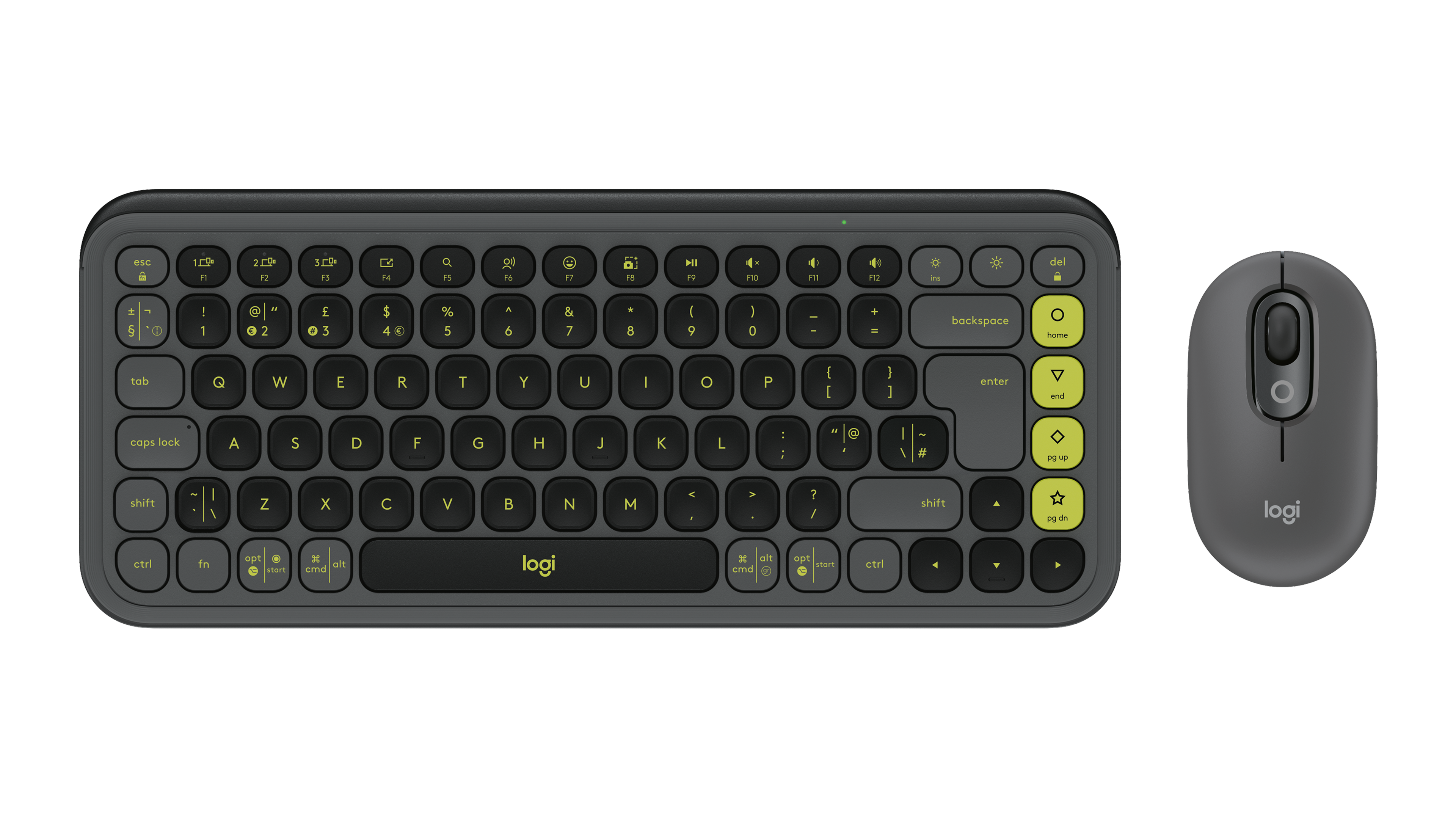 Logitech POP Icon Keyboard Mouse Combo in Graphite