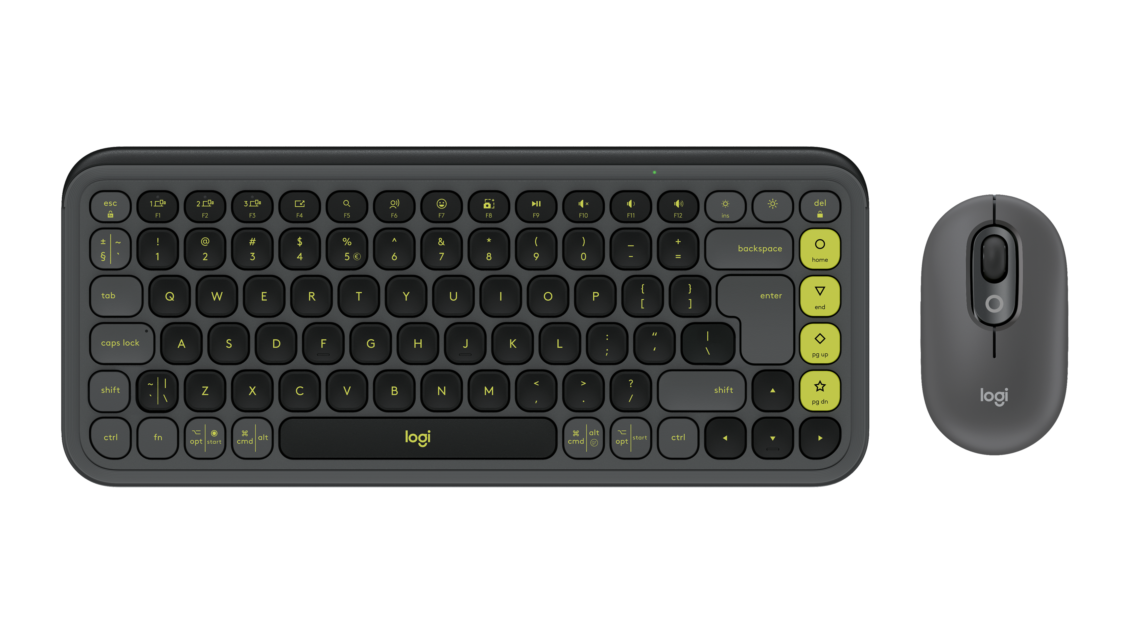 Logitech POP Icon Keyboard Mouse Combo in Graphite