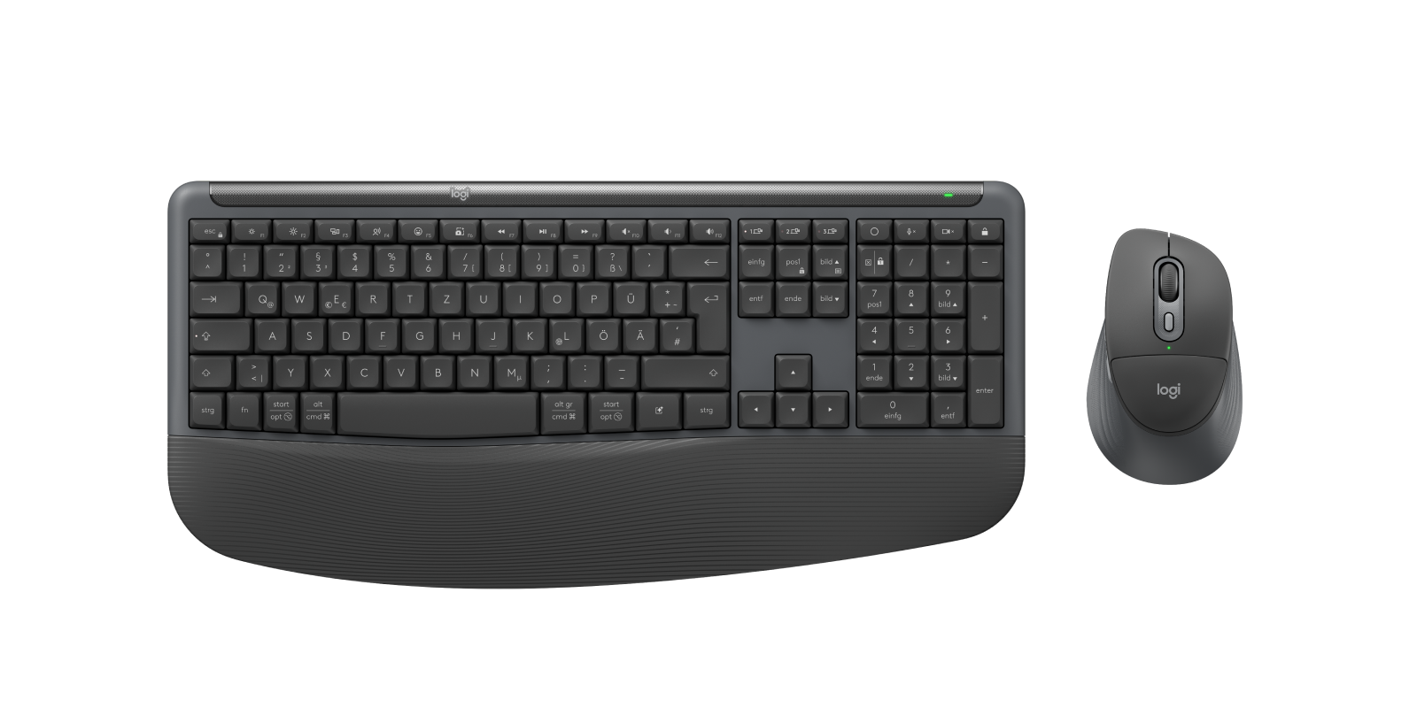 Logitech Signature Comfort Plus Combo MK880 for Business in Graphite