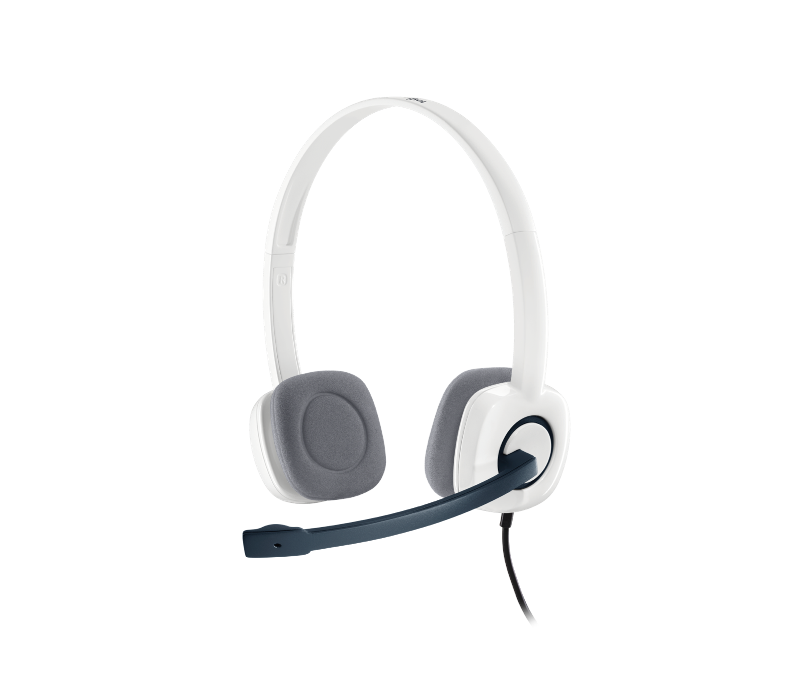Cuffia stereo Logitech H150 con microfono con eliminazione del rumore in Bianco