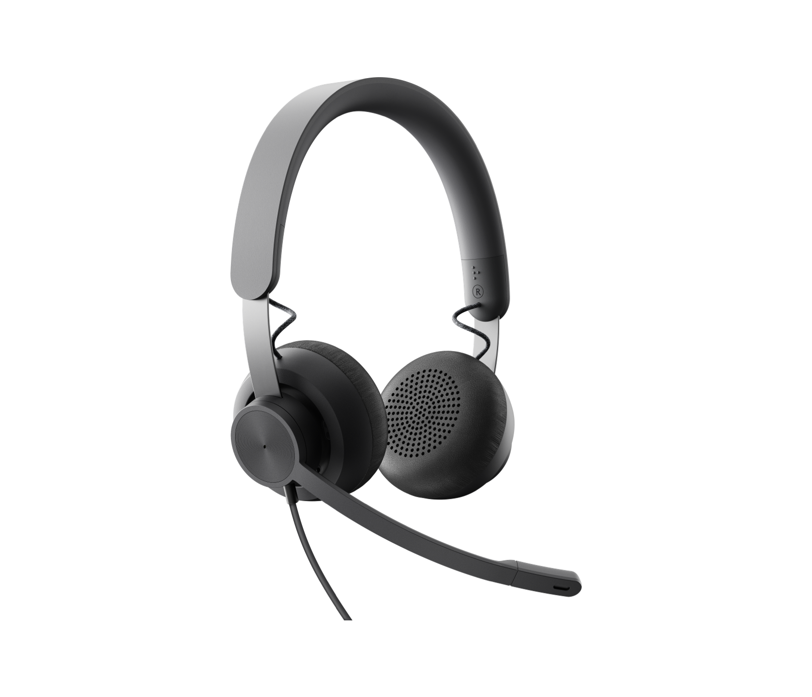 Logitech Zone 750 Wired USB Headset in Graphite