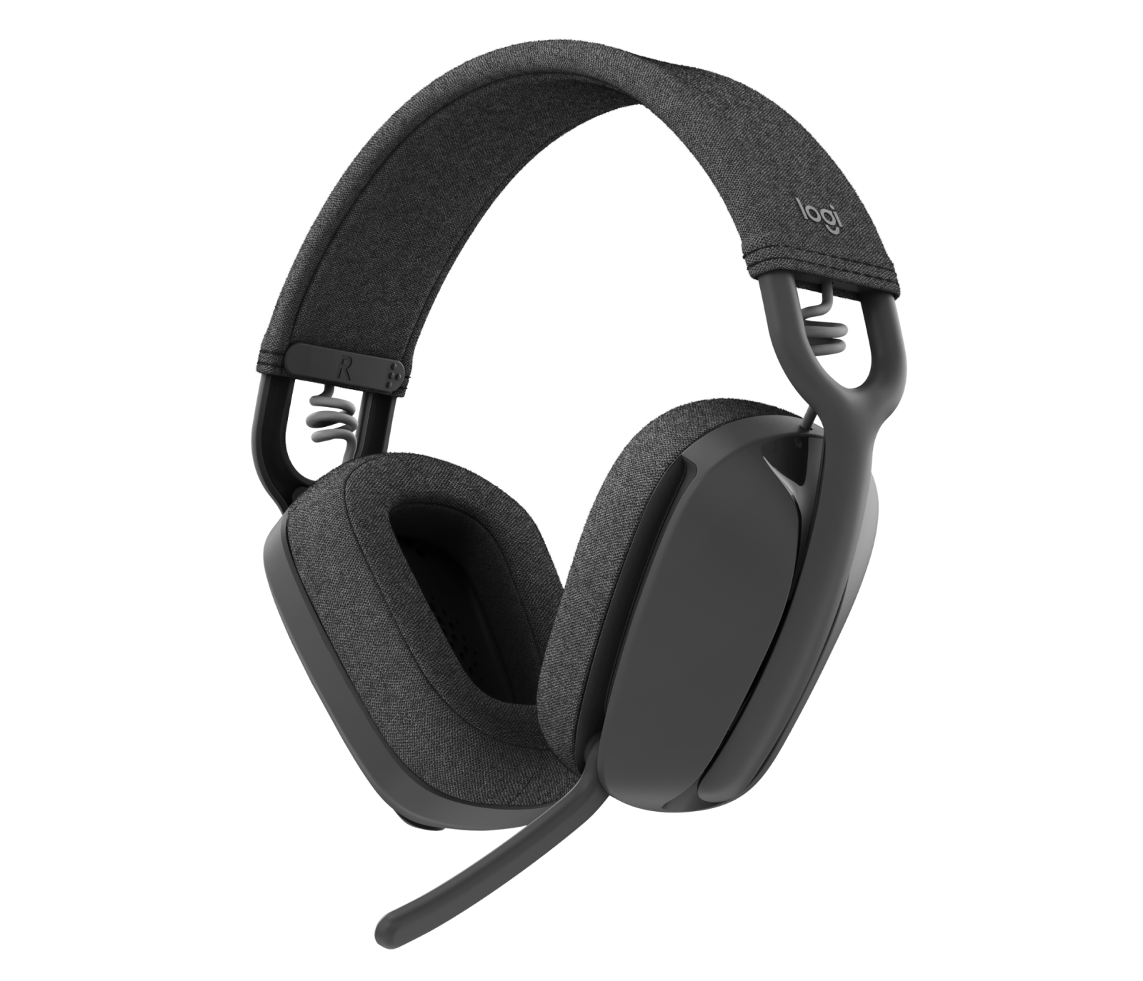 Logitech Grafitgrå Zone Vibe – Trådlöst Headset För Företag In Teams-Version, Inbyggd Bluetooth