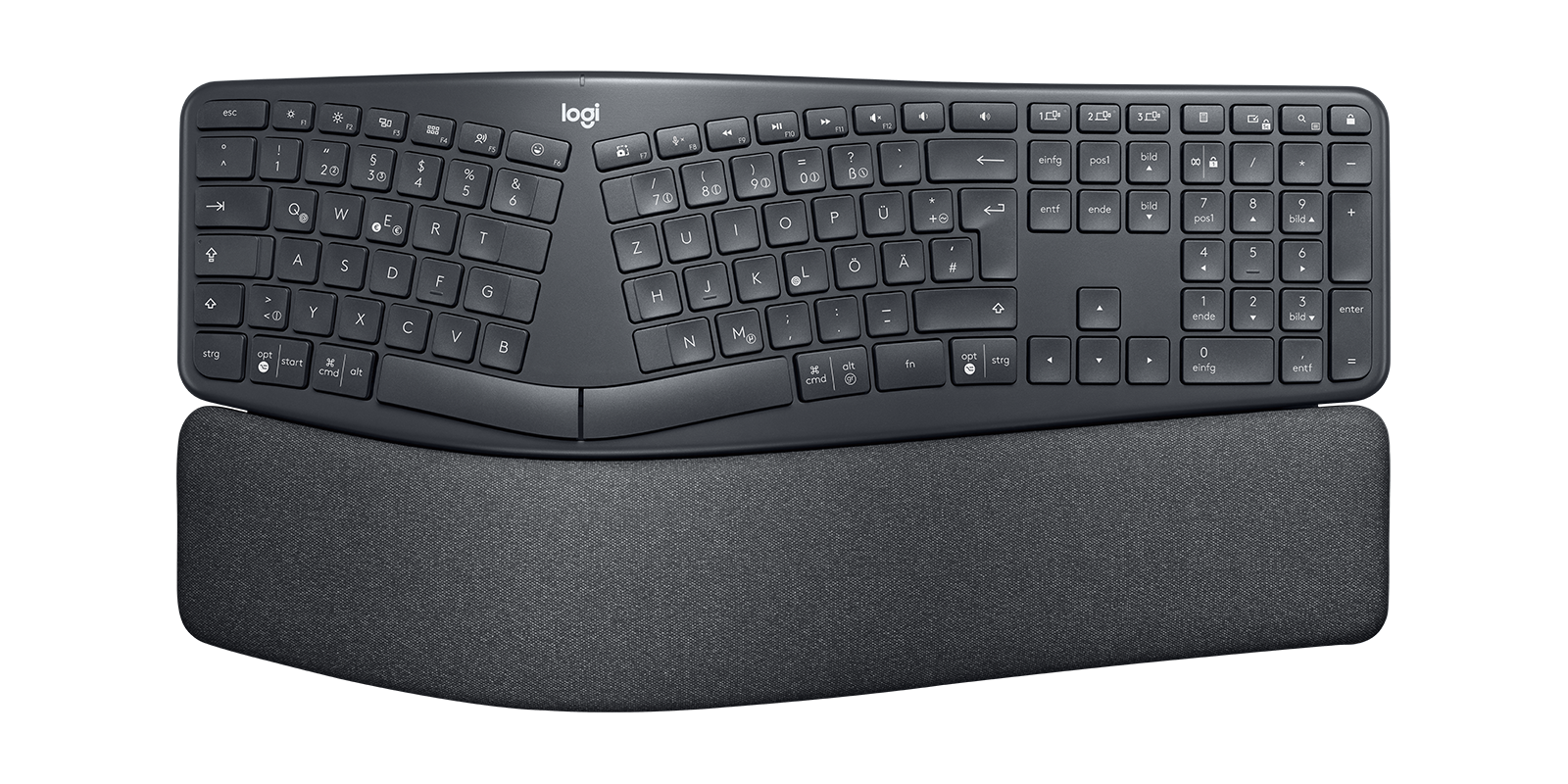 Logitech ERGO K860 Business Ergonomic Wireless Keyboard in Graphite