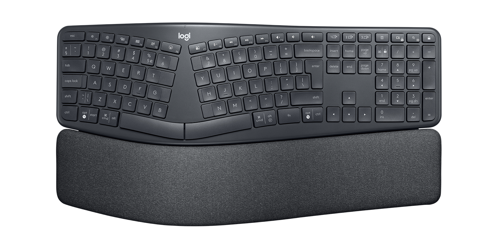Logitech ERGO K860 Business Ergonomic Wireless Keyboard in Graphite