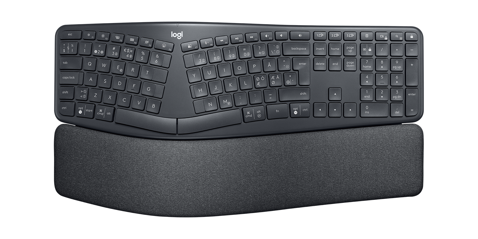 Logitech ERGO K860 Business Ergonomic Wireless Keyboard in Graphite