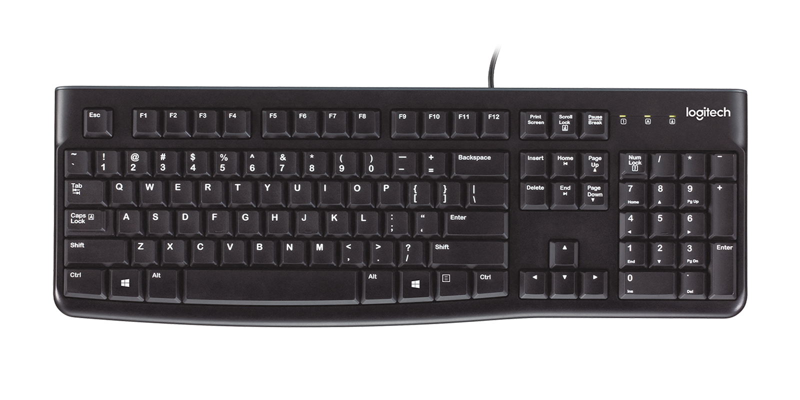 Logitech K120 USB Keyboard - Full Size Keyboard CA