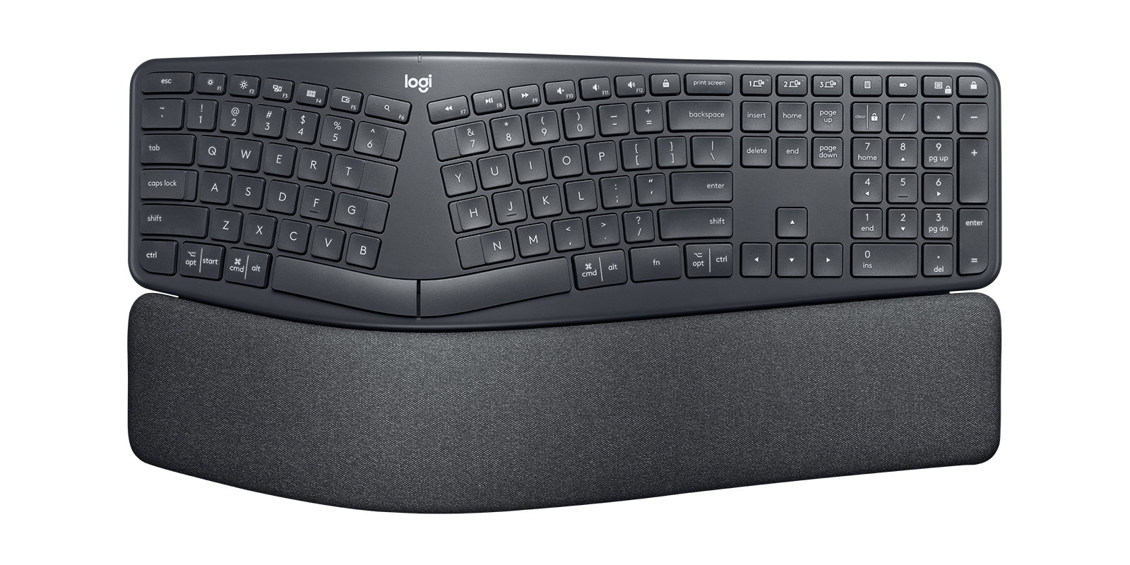 Logitech Ergo K860 Wireless Split Keyboard in Graphite