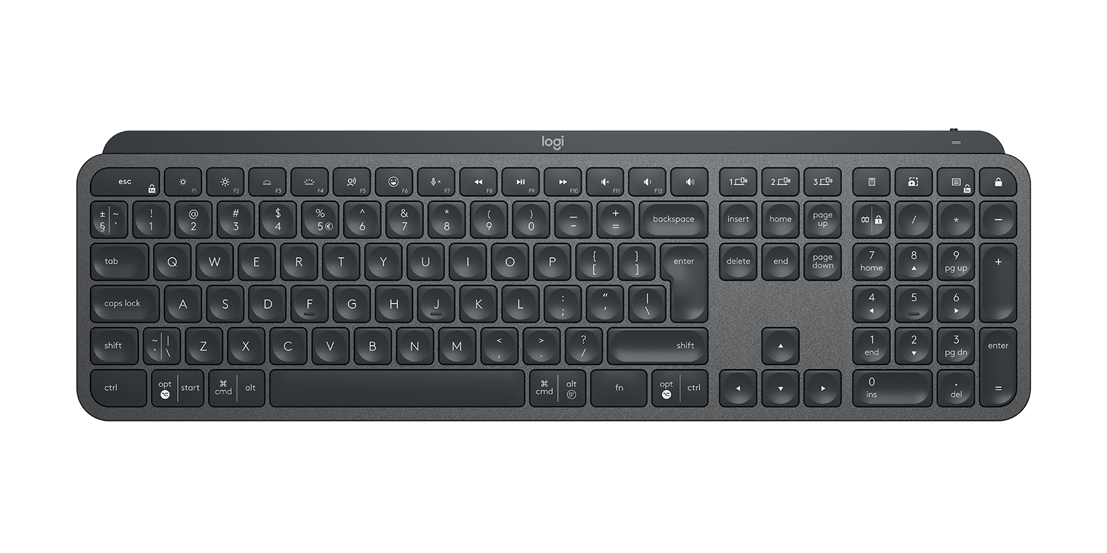 Logitech MX Keys Business Wireless Keyboard in Graphite
