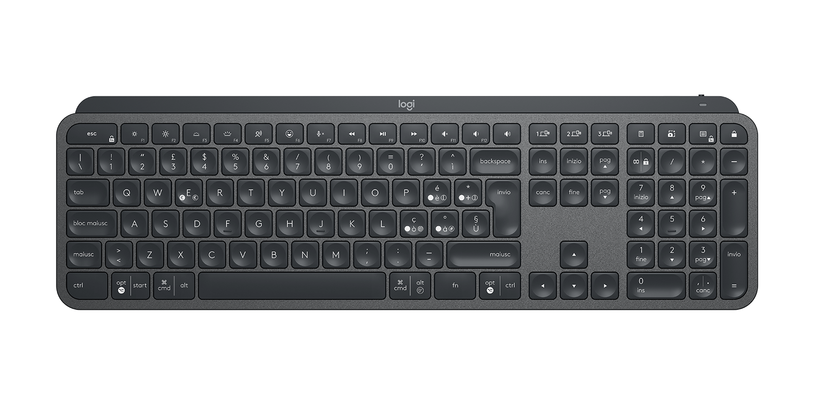Logitech MX Keys Business Wireless Keyboard in Graphite