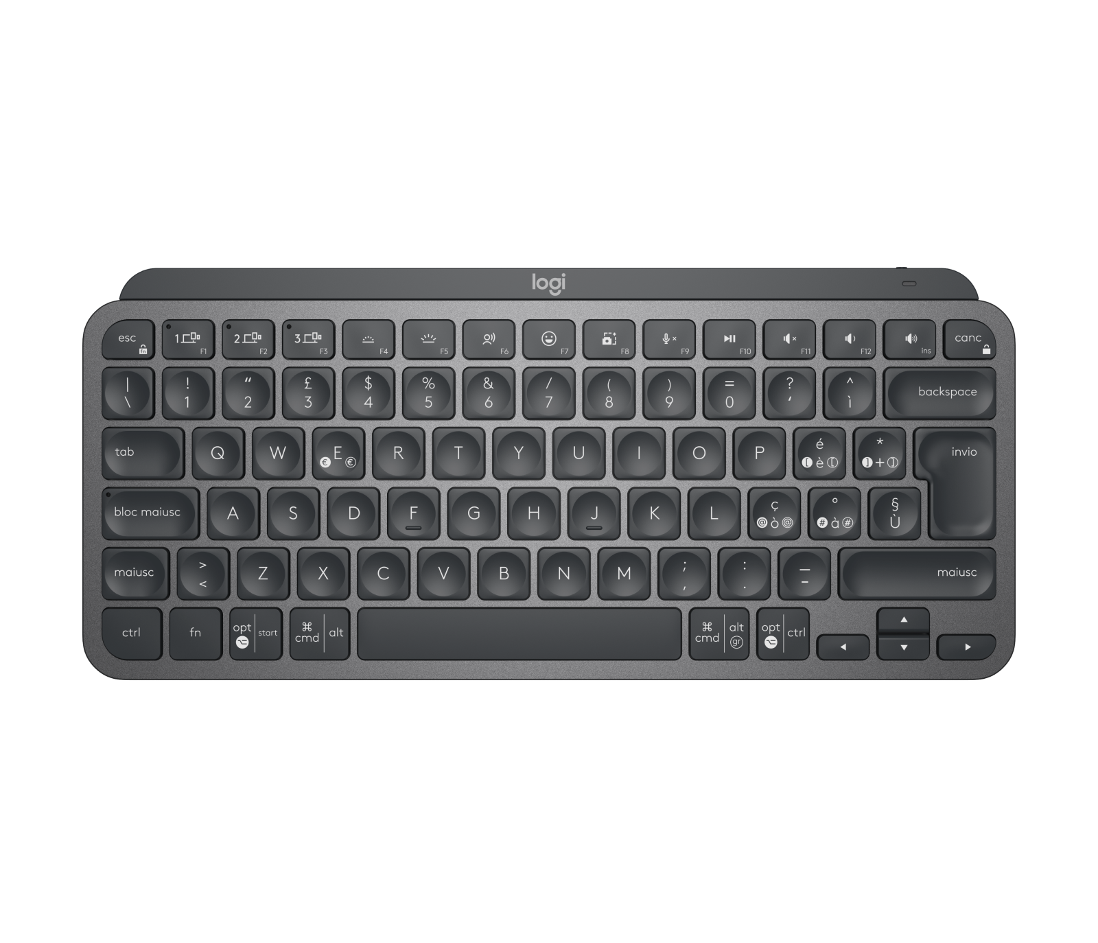 Logitech MX Keys Mini for Business Wireless Keyboard in Graphite