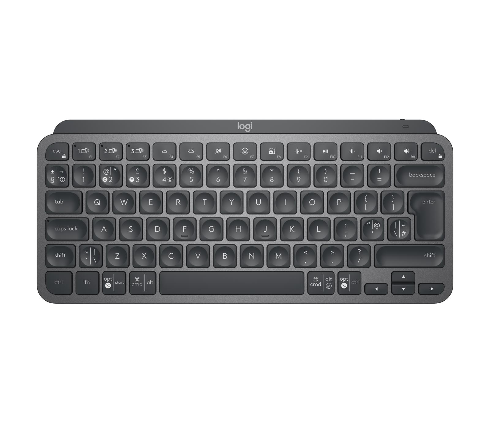 Logitech MX Keys Mini for Business Wireless Keyboard in Graphite