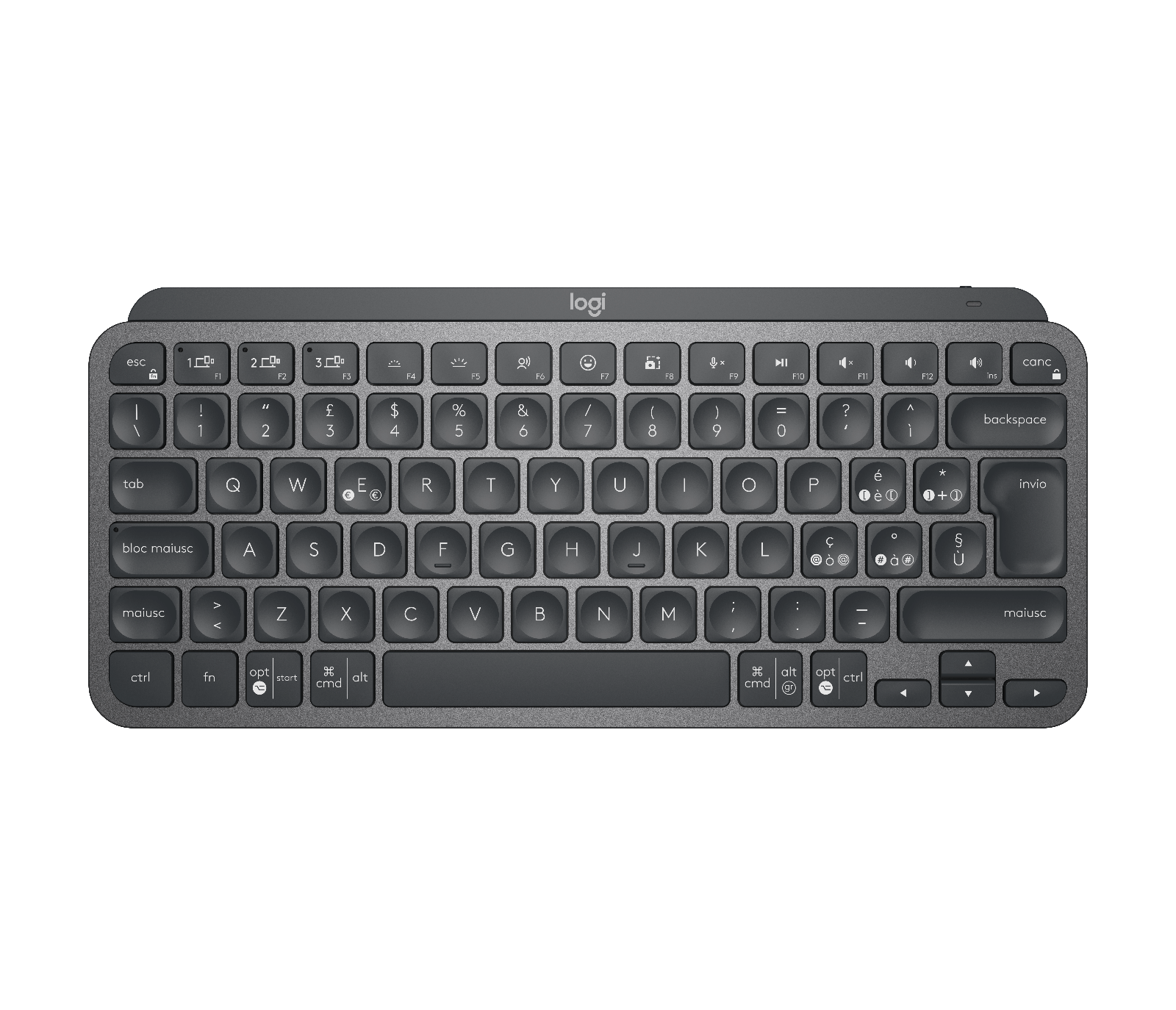 Logitech MX Keys Mini Wireless Keyboard in Graphite