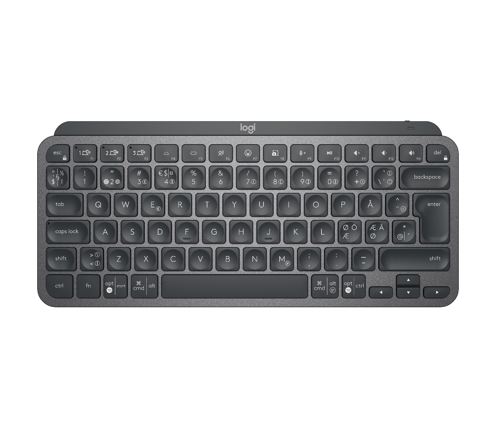Logitech MX Keys Mini Wireless Keyboard in Graphite