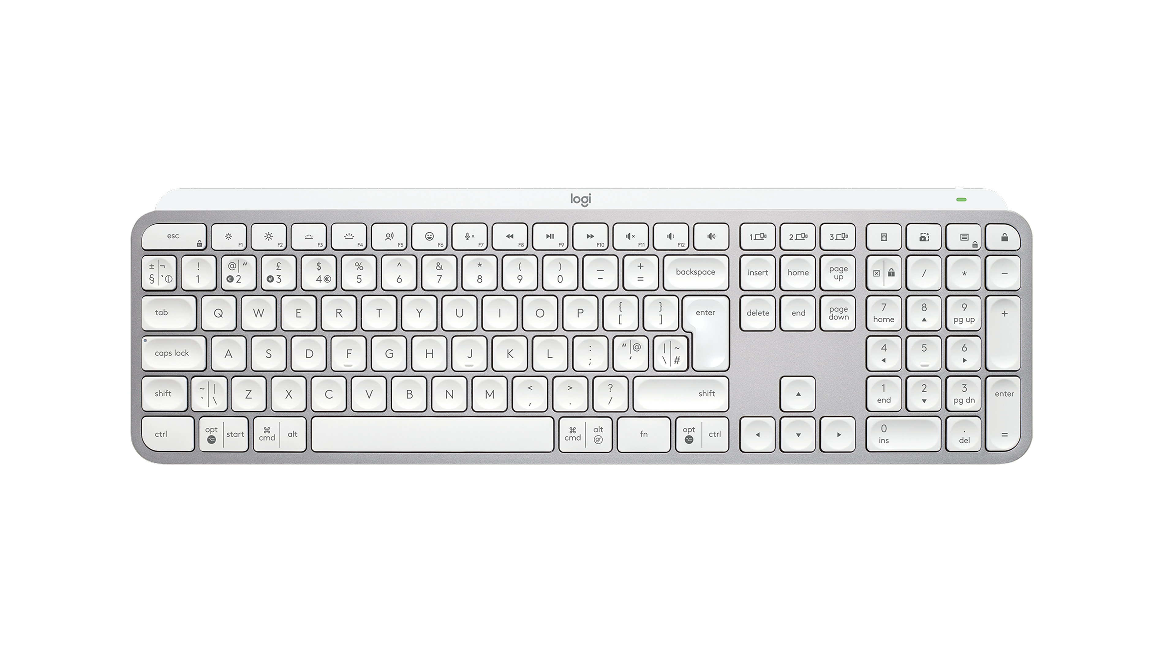 Logitech Buy MX Keys S Keyboard - Full-Size or Mini in Pale Gray