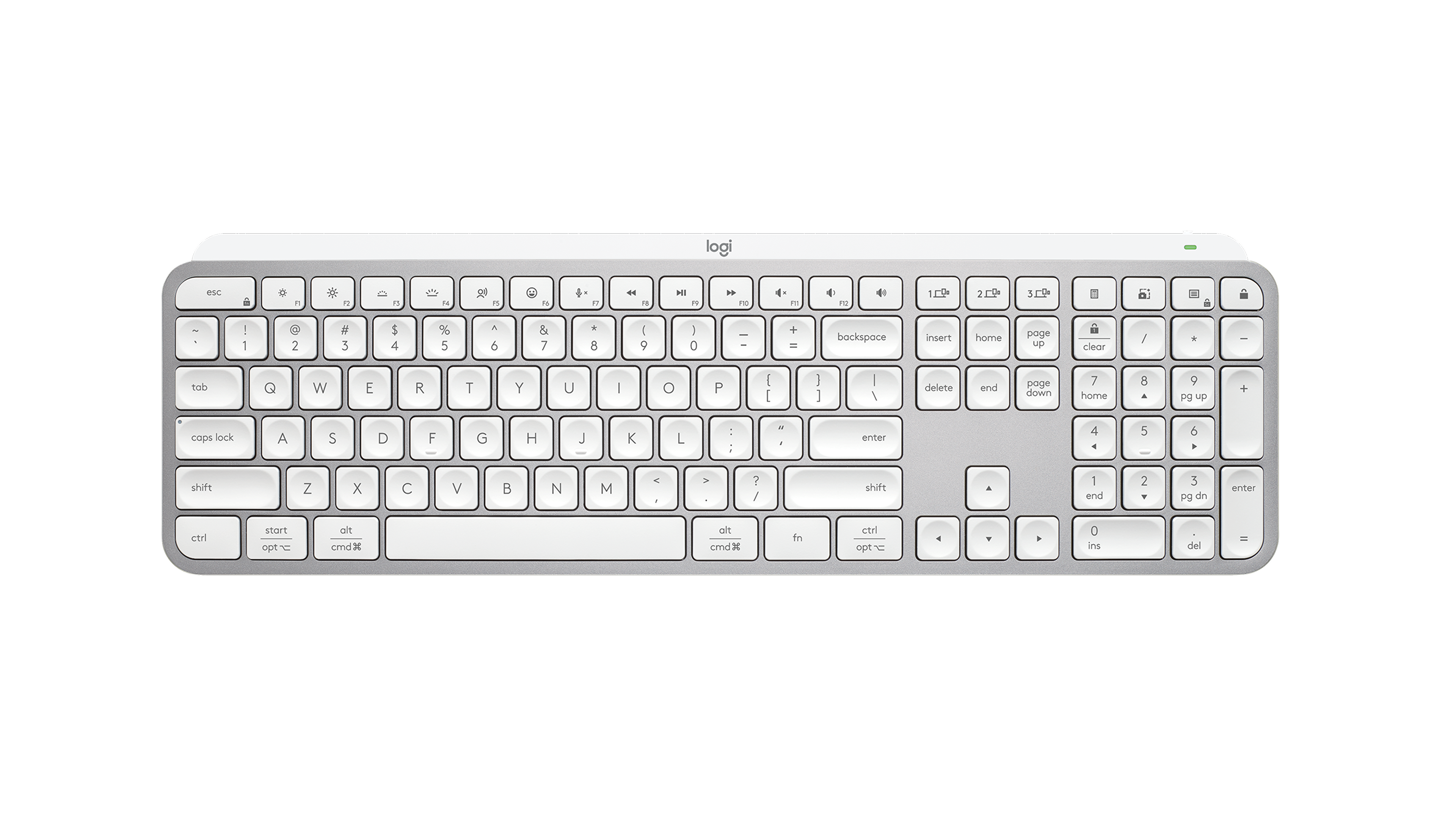 Logitech Buy MX Keys S Keyboard - Full-Size or Mini in Pale Grey