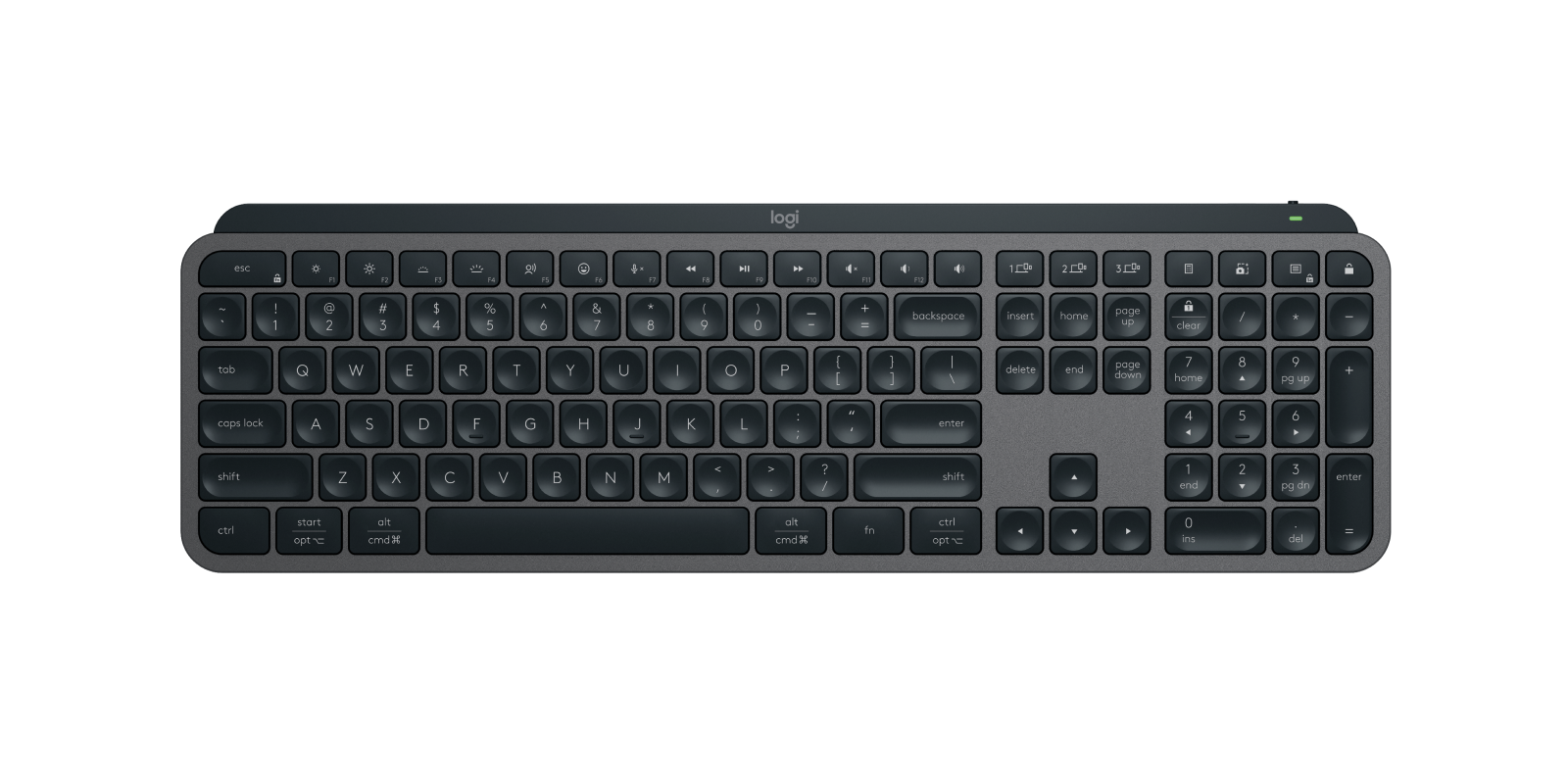 Logitech Buy MX Keys S Keyboard - Full-Size or Mini in Graphite