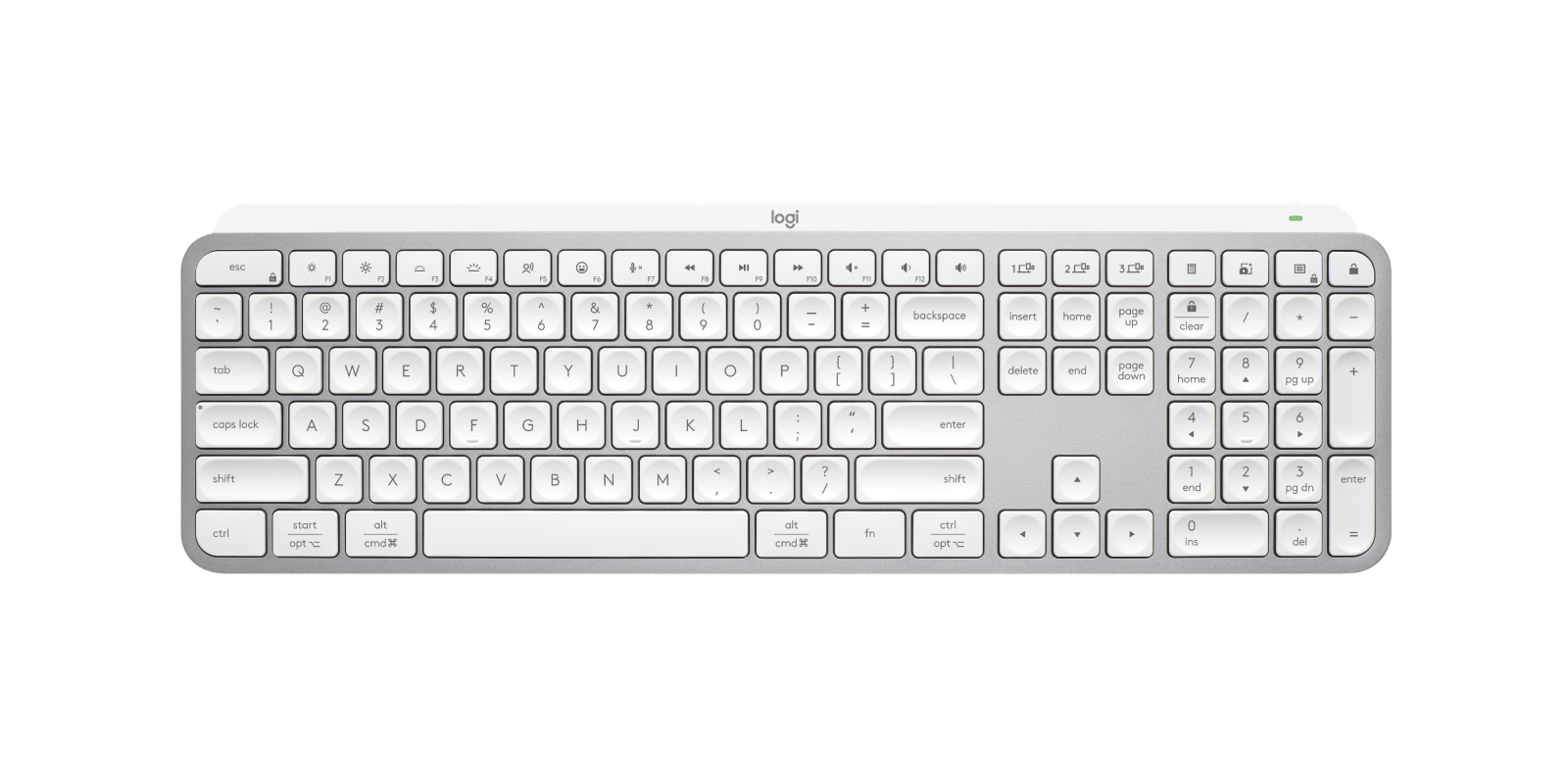 Logitech Buy MX Keys S Keyboard - Full-Size or Mini in Pale Grey