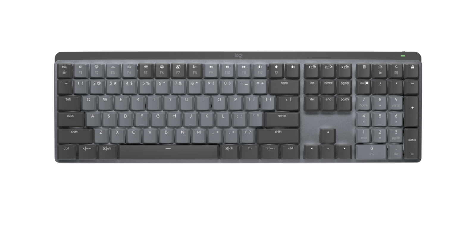 Logitech MX Mechanical Wireless Keyboard in Graphite