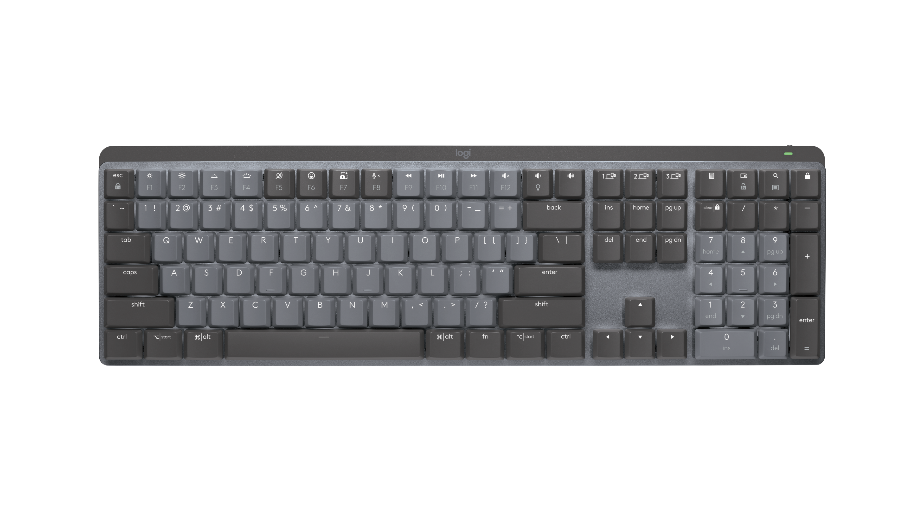 Logitech MX Mechanical Wireless Keyboard in Graphite