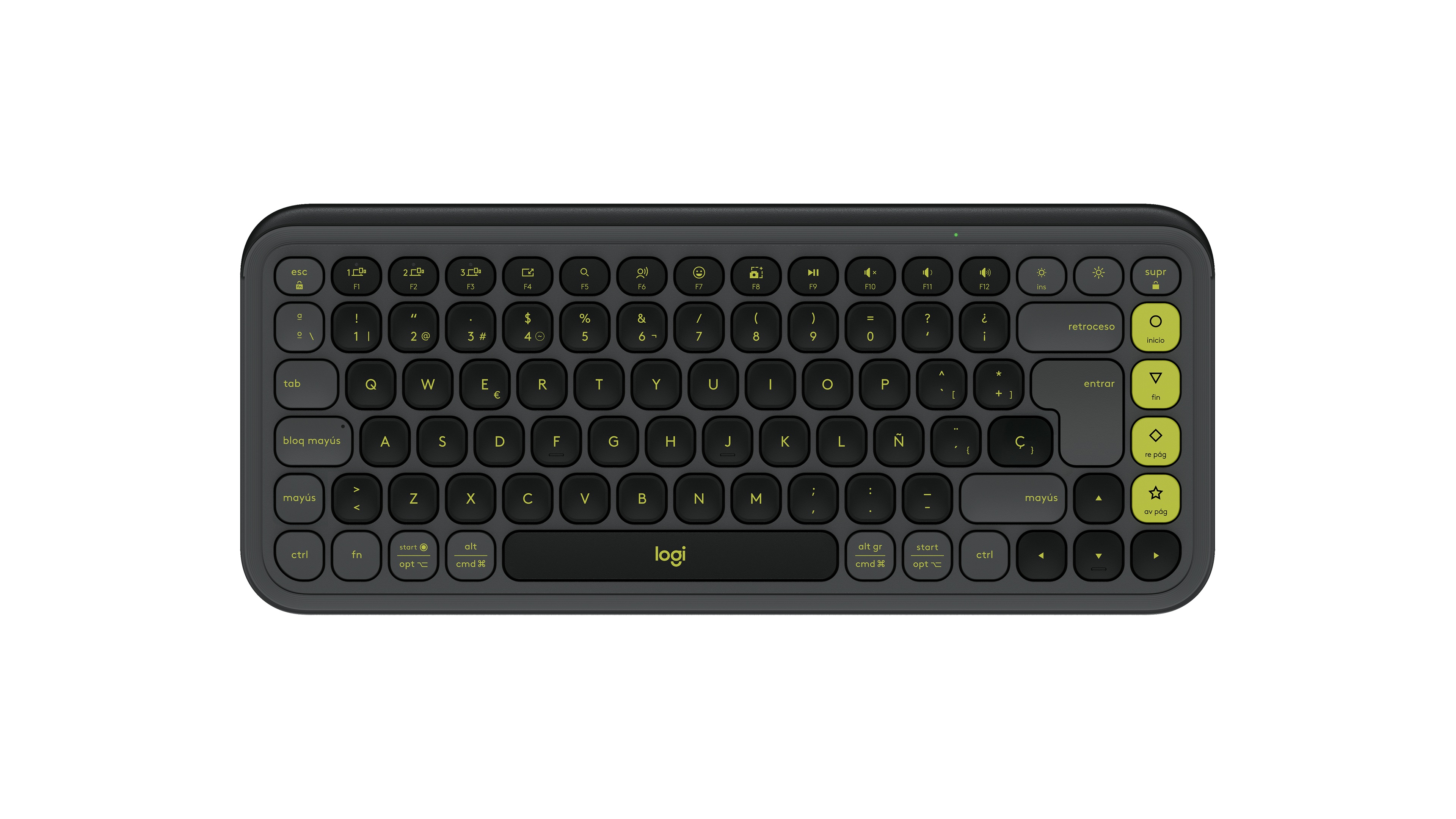 Logitech POP Icon Keys Bluetooth Keyboard in Graphite