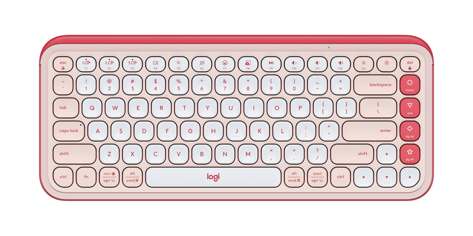 ロジクール　POPKEYS ローズ Amazon.com: Logitech POP Mechanical Wireless Keyboard with