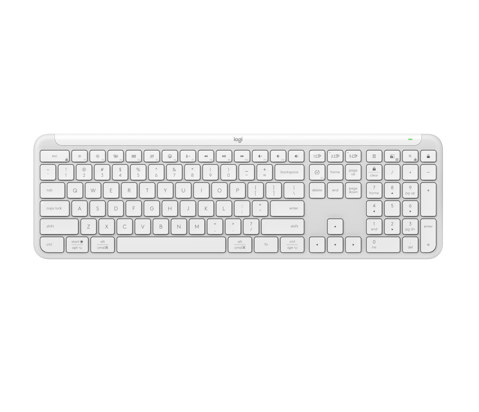 Logitech Buy Signature Slim Wireless Keyboard K950 in Off-White