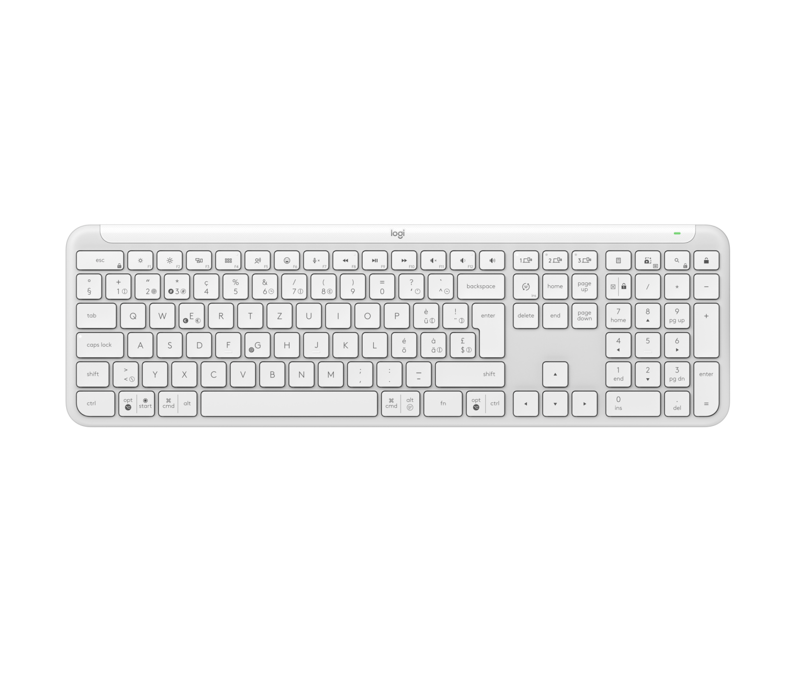 Logitech Acquista Signature Slim Wireless Keyboard K950 in Off-White, Svizzero (QWERTZ)