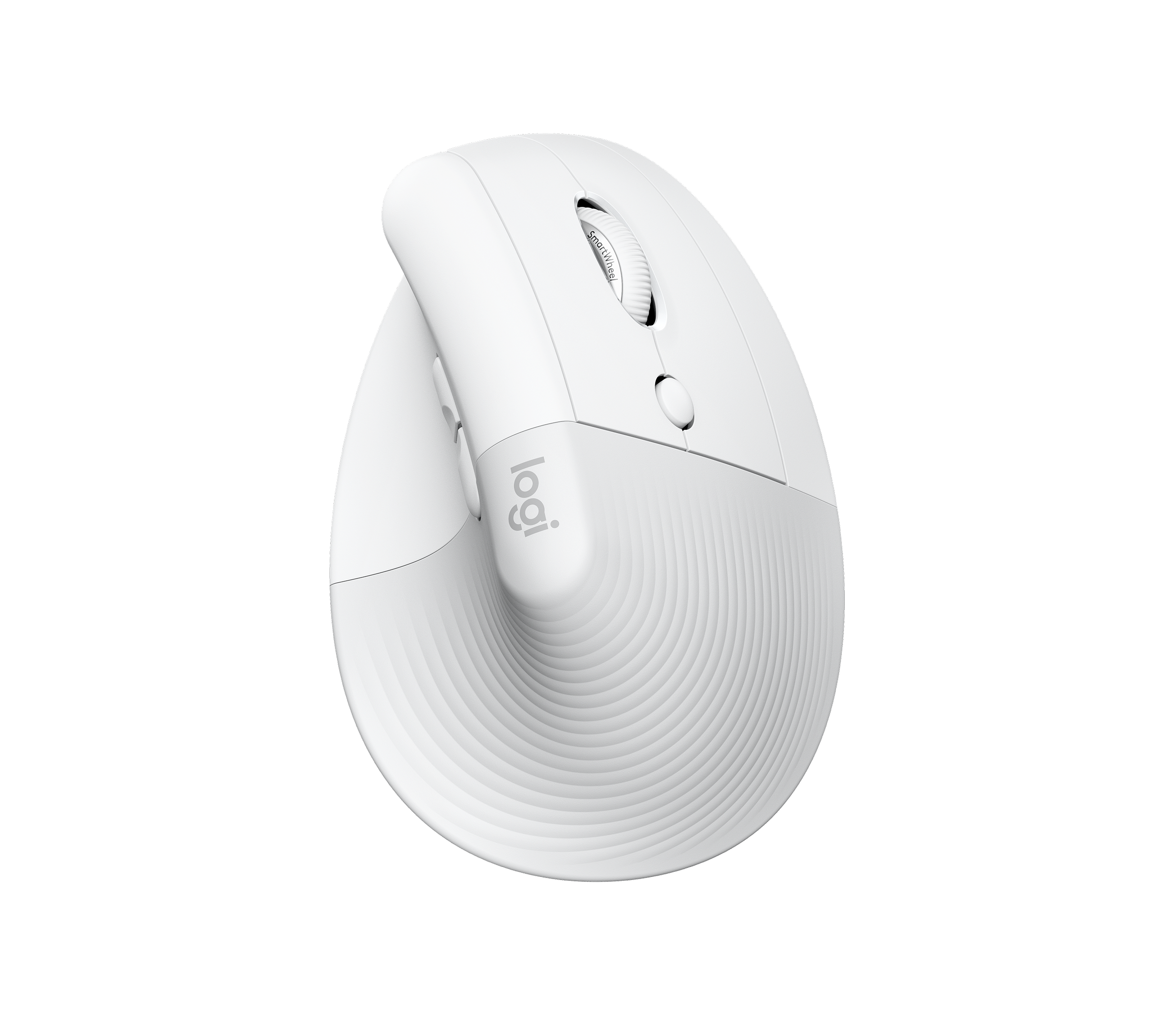 Logitech Lift Vertical Ergonomic Mouse in Off-white