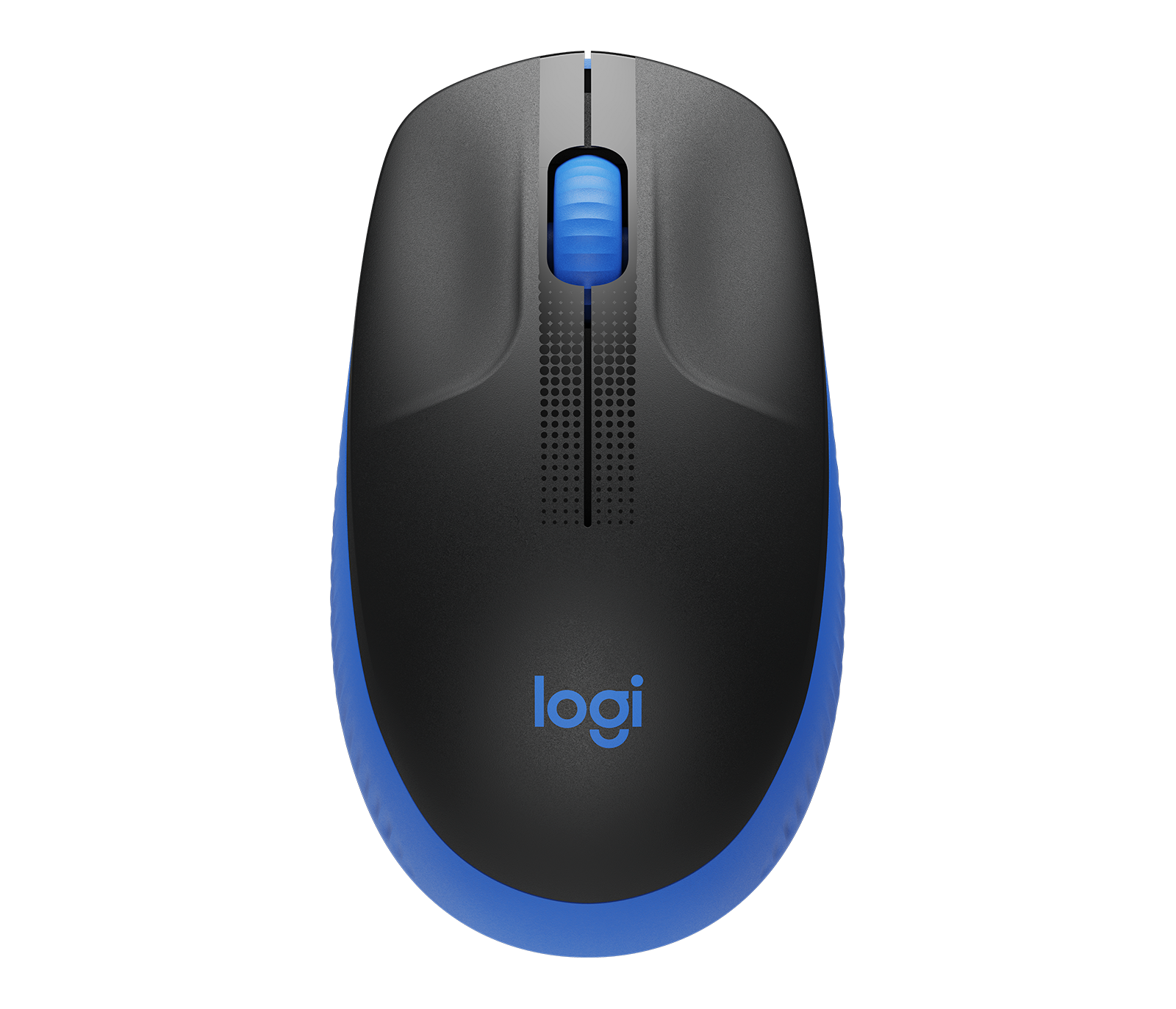 Logitech M190 Wireless Mouse - Full Size Curve Design in Blue