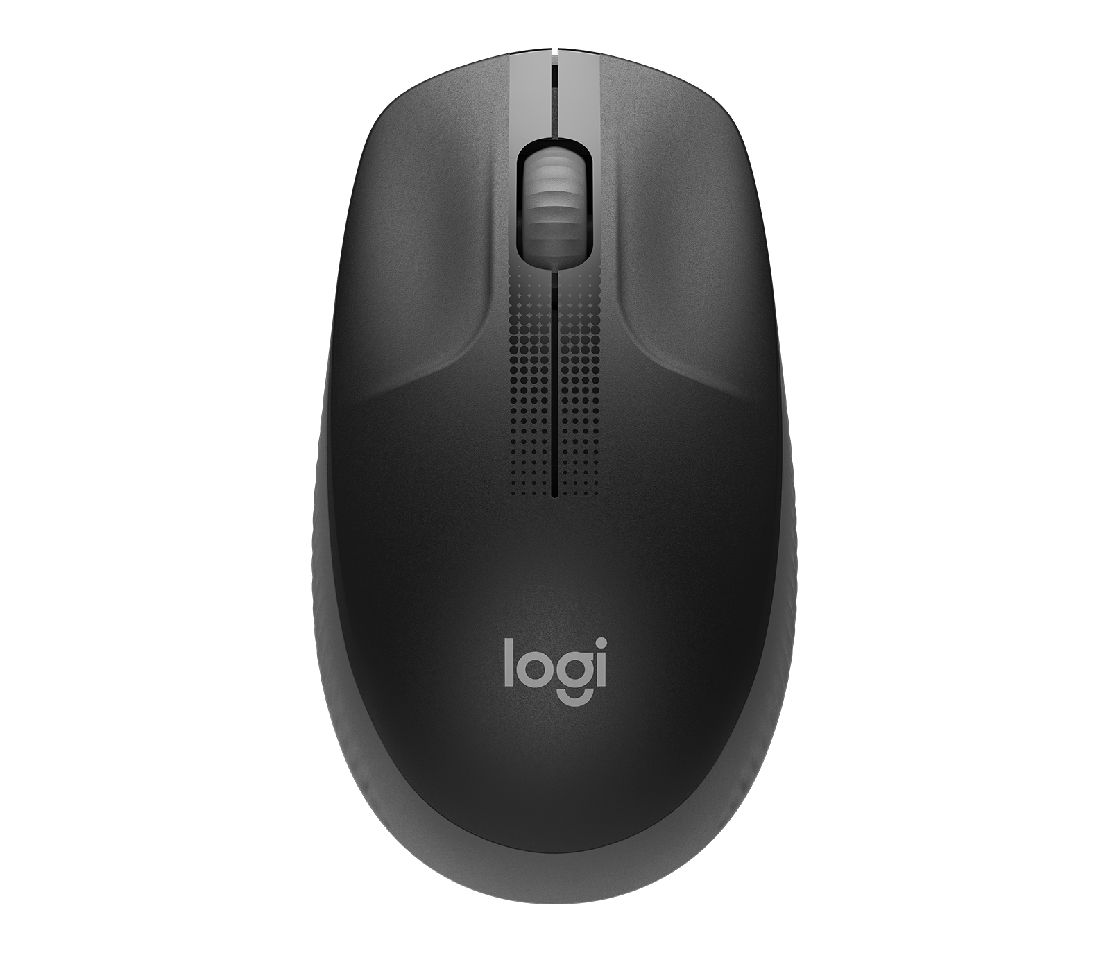 Logitech M190 Wireless Mouse - Full Size Curve Design in Charcoal